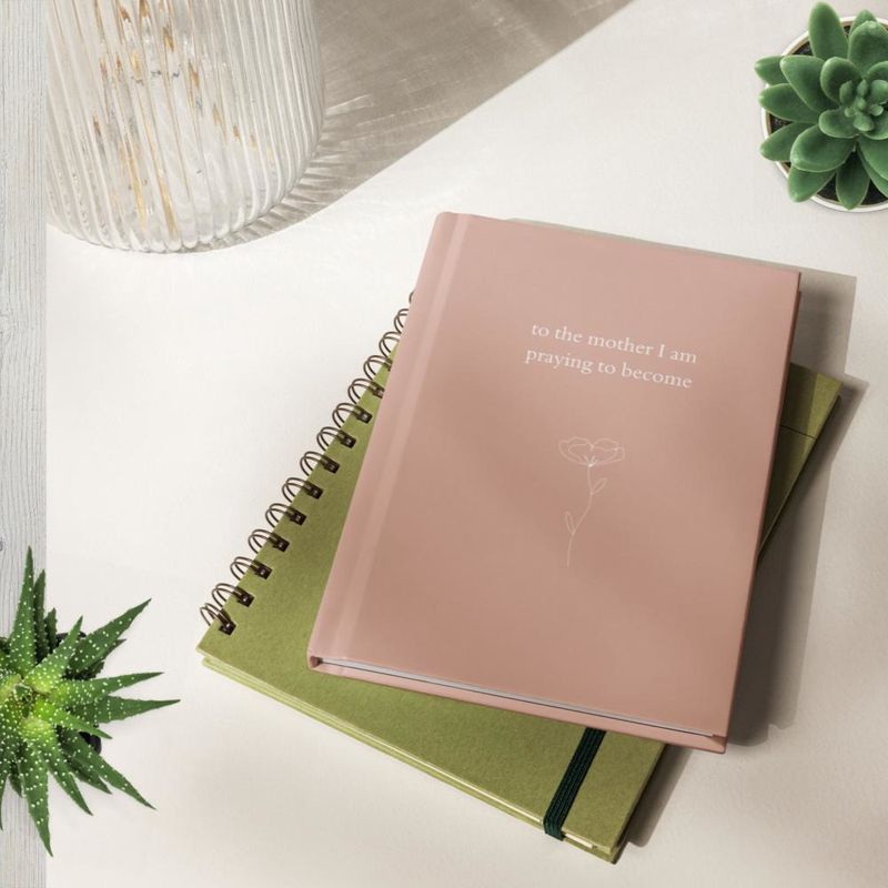 To the Mother I Am Praying to Become | Hardcover Journal Notebook