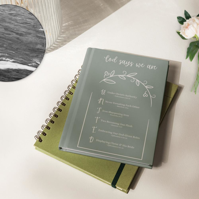 God Says We Are UNITED | Hardcover Journal Notebook