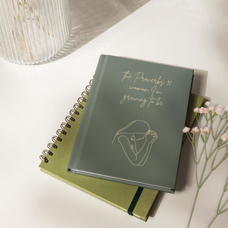 The Proverbs 31 Woman I’m Growing to Be | Hardcover Journal Notebook