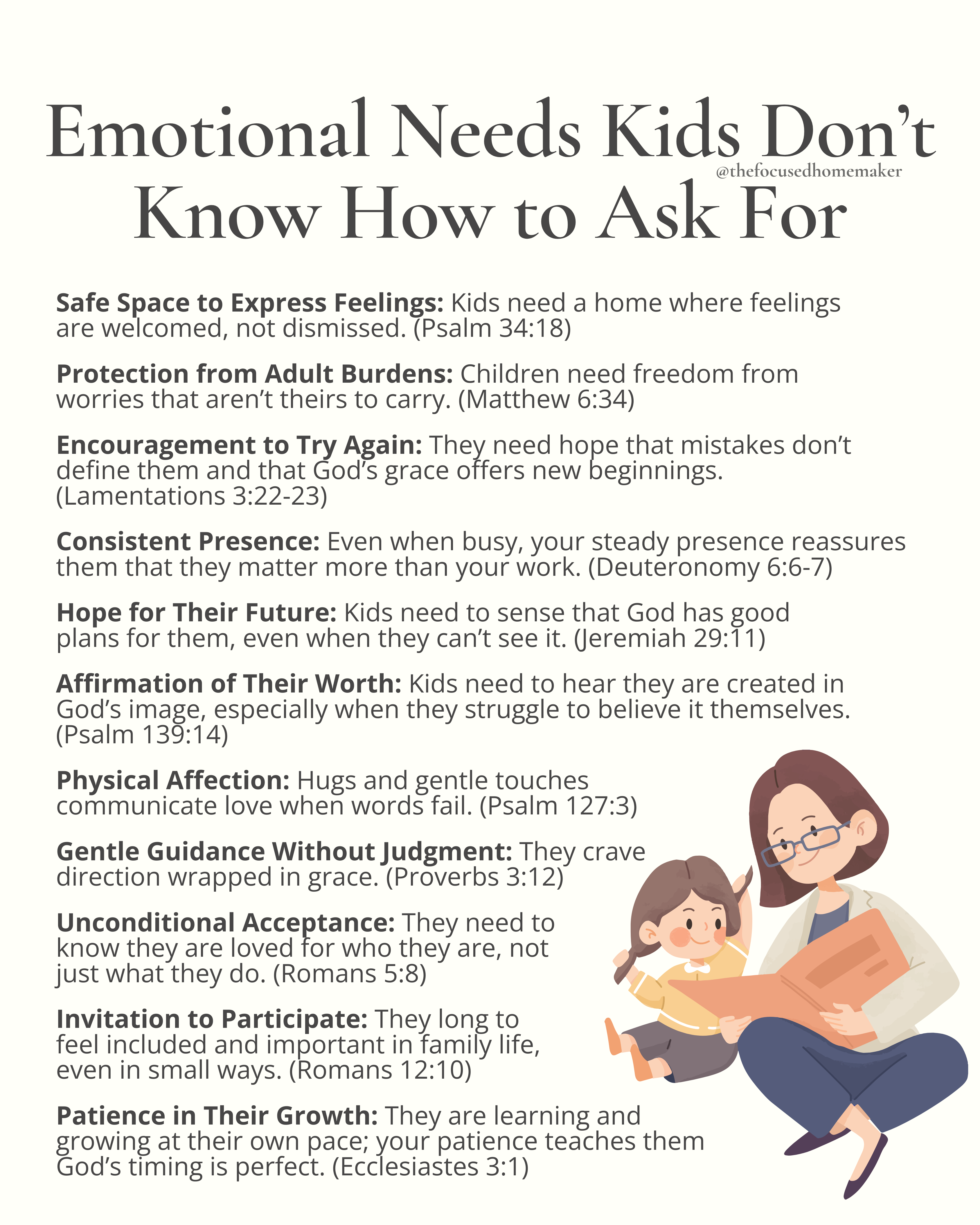 Emotional Needs Kids Don’t Know How to Ask For