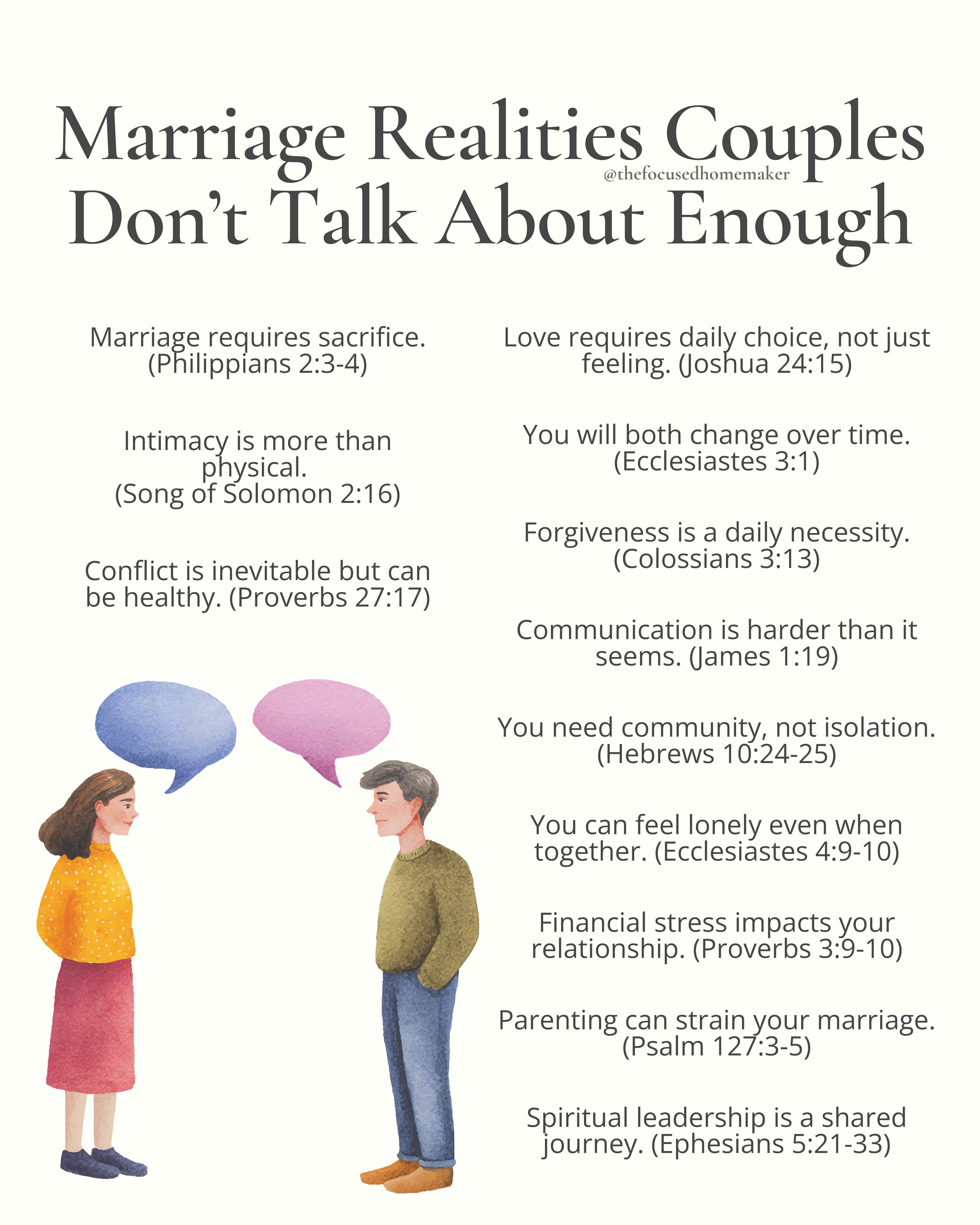 Marriage Realities Couples Don’t Talk About Enough