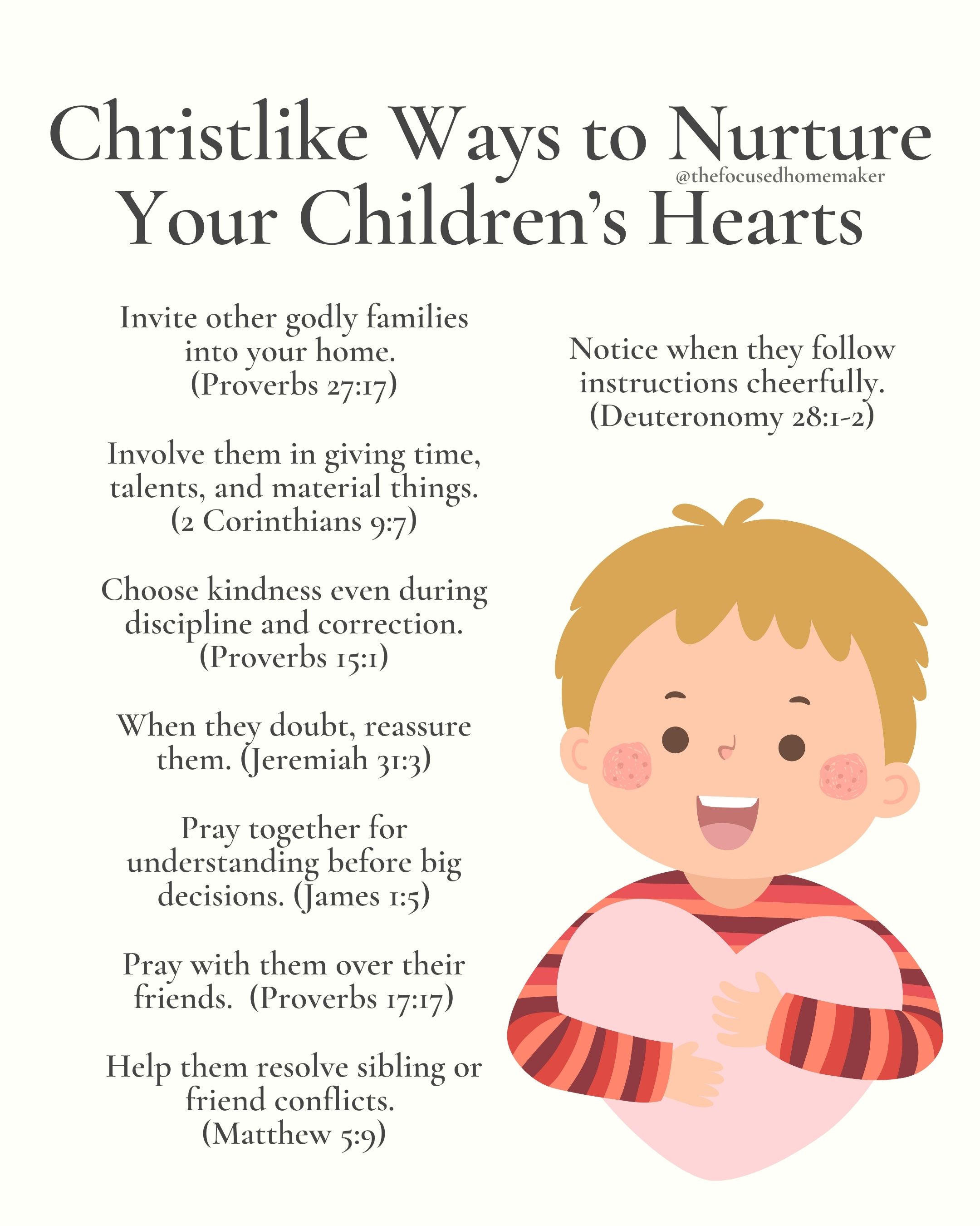 Christlike Ways to Nurture Your Children’s Hearts