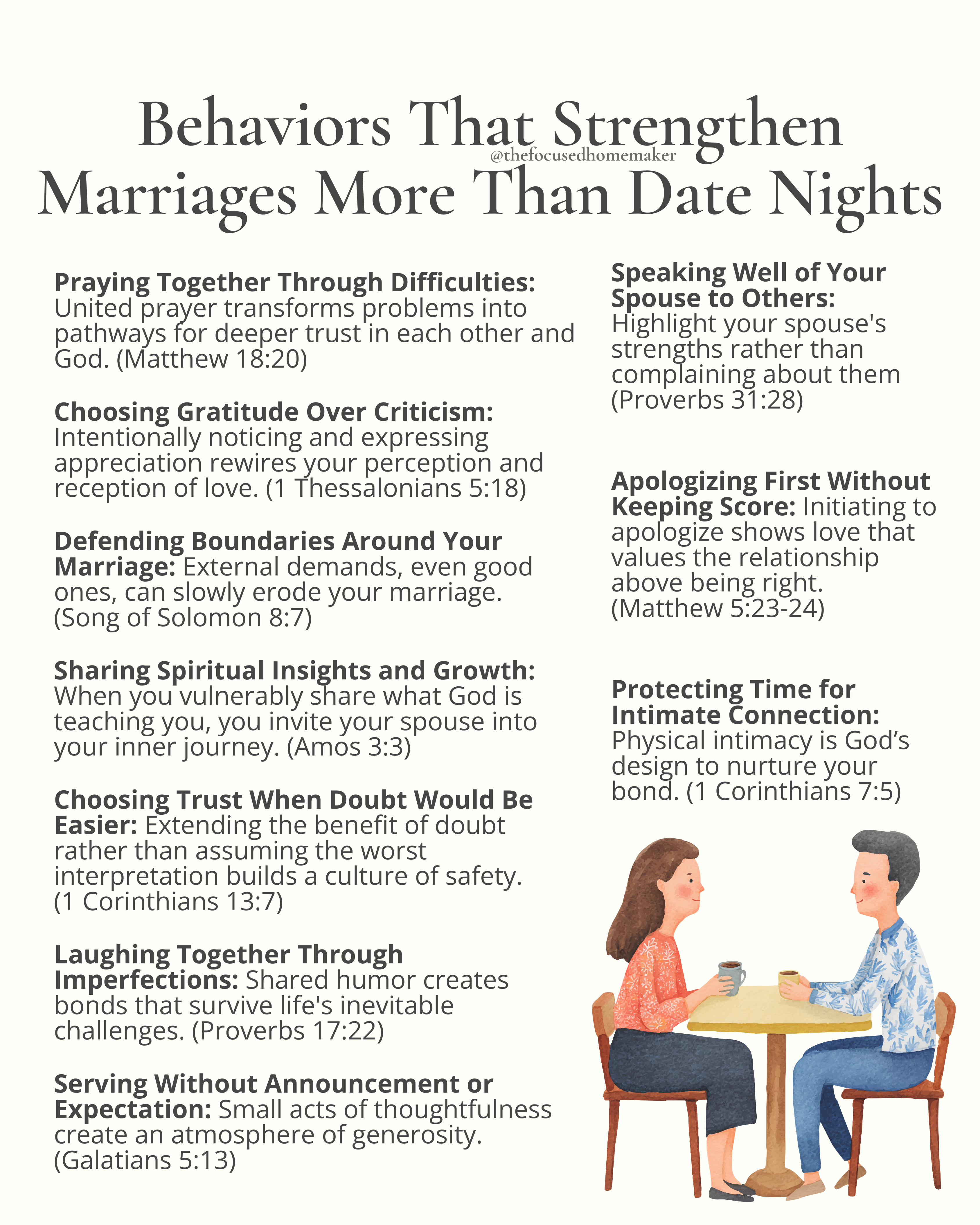 Behaviors That Strengthen Marriages More Than Date Nights