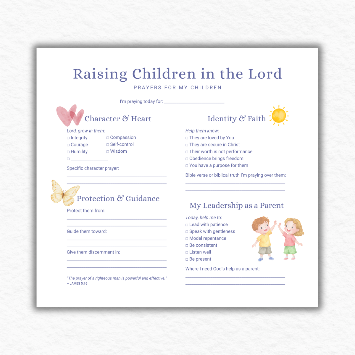 Raising Children in the Lord Notepad