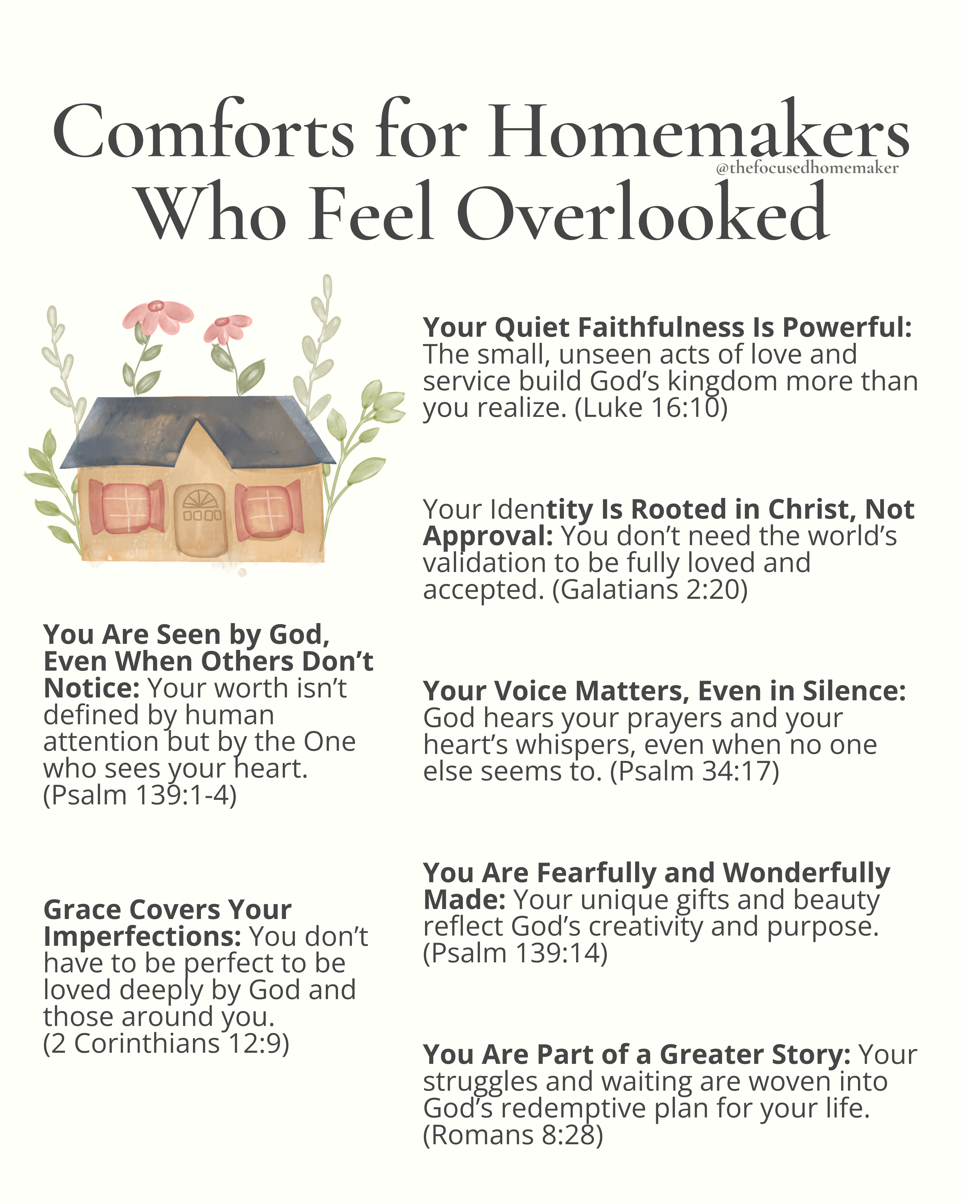 Comforts for Homemakers Who Feel Overlooked