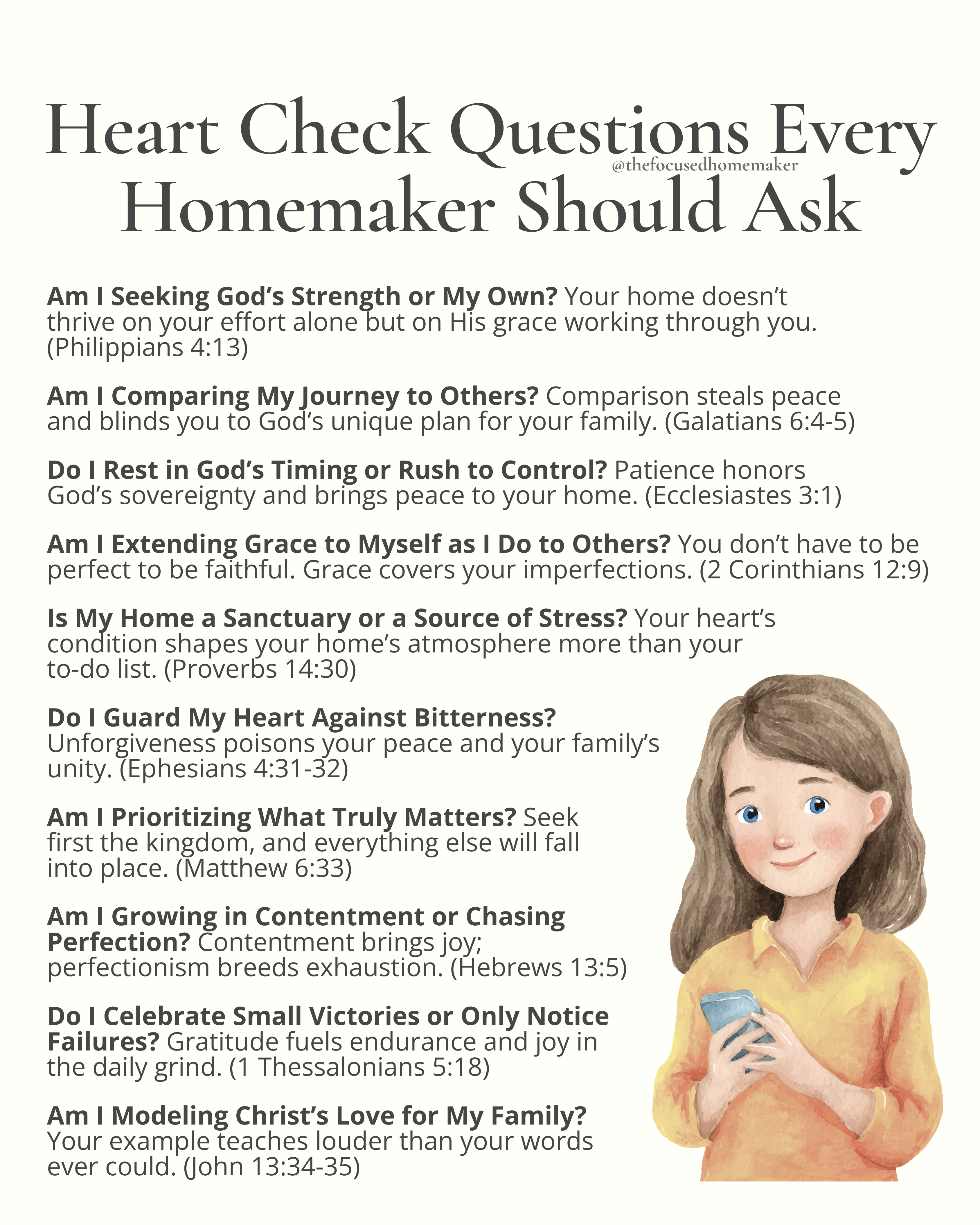 Heart Check Questions Every Homemaker Should Ask