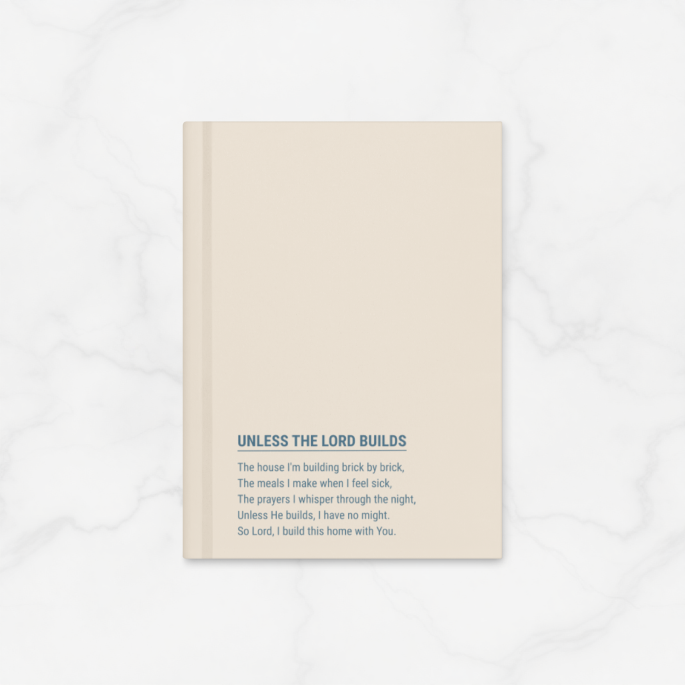 Unless the Lord Builds | Hardcover Journal Notebook