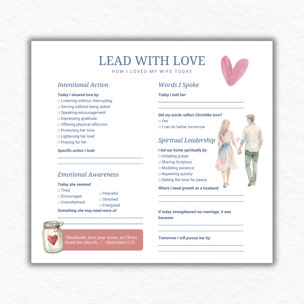 Lead With Love Notepad