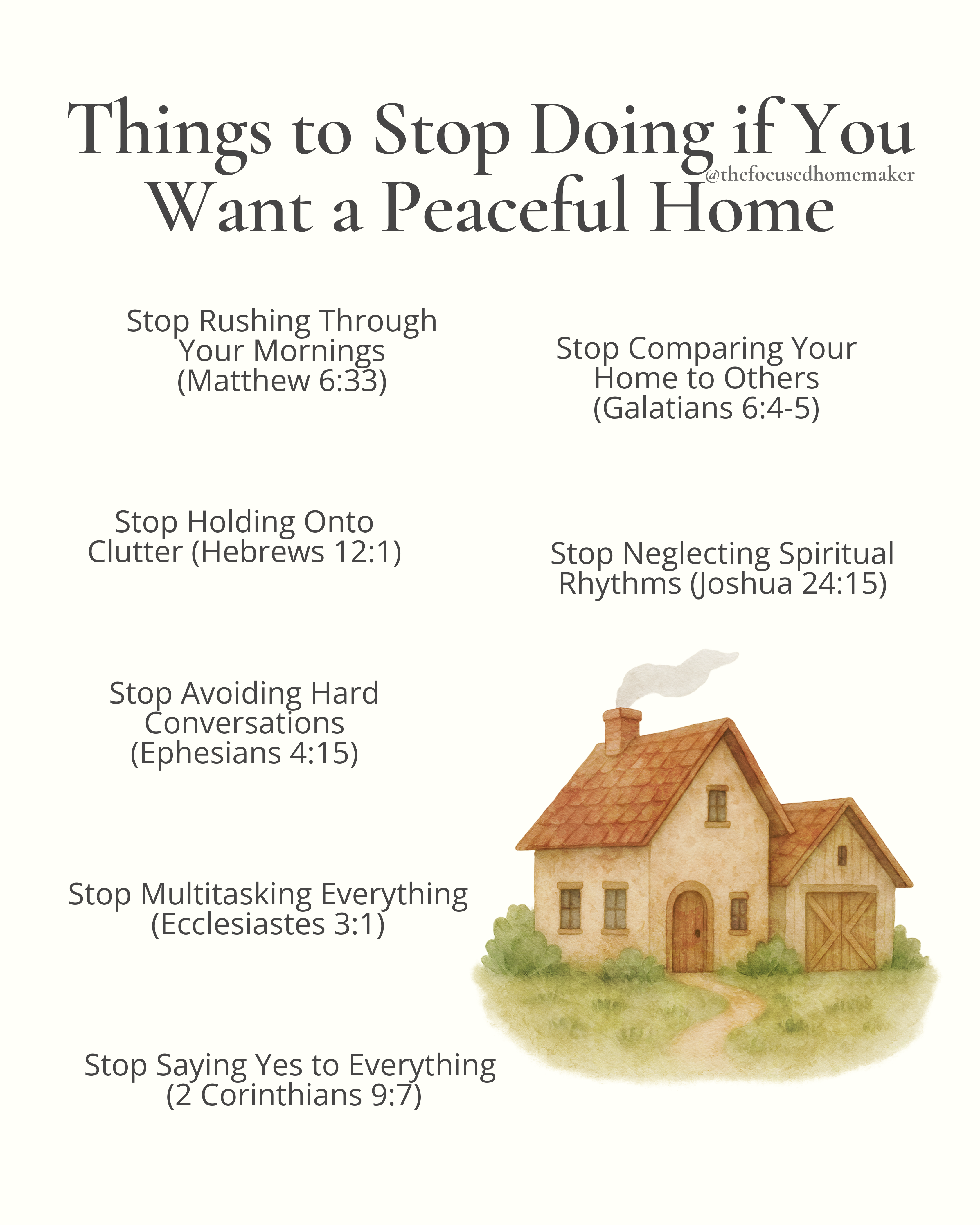 Things to Stop Doing if You Want a Peaceful Home