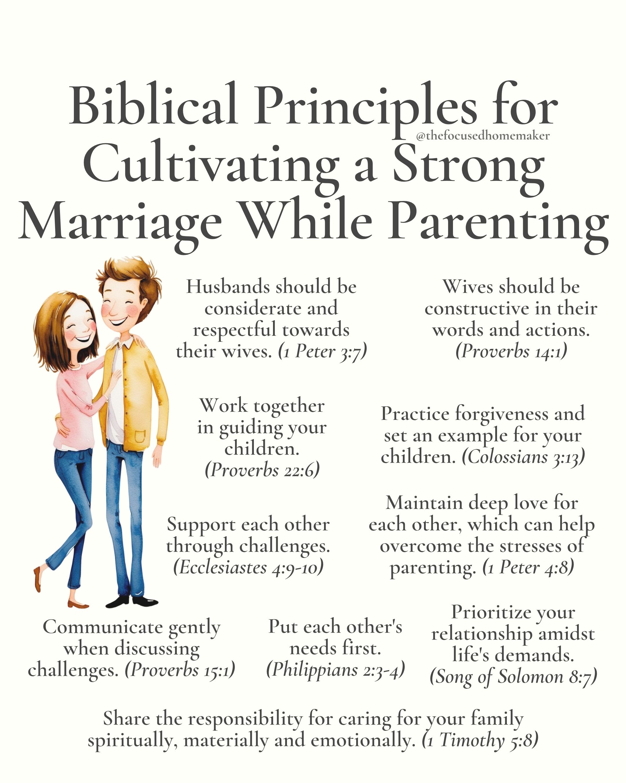 Biblical Principles for Cultivating a Strong Marriage While Parenting