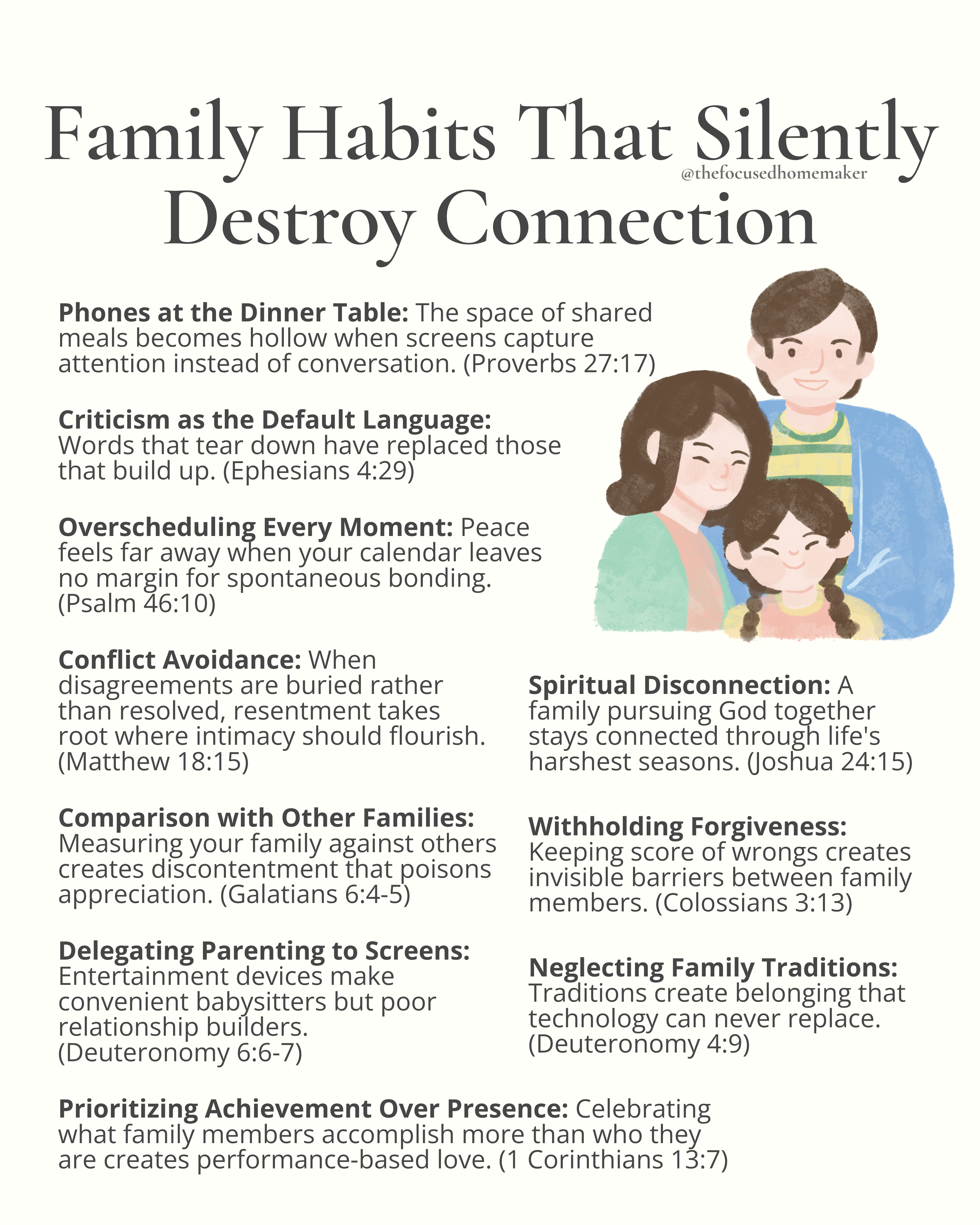 Family Habits That Silently Destroy Connection