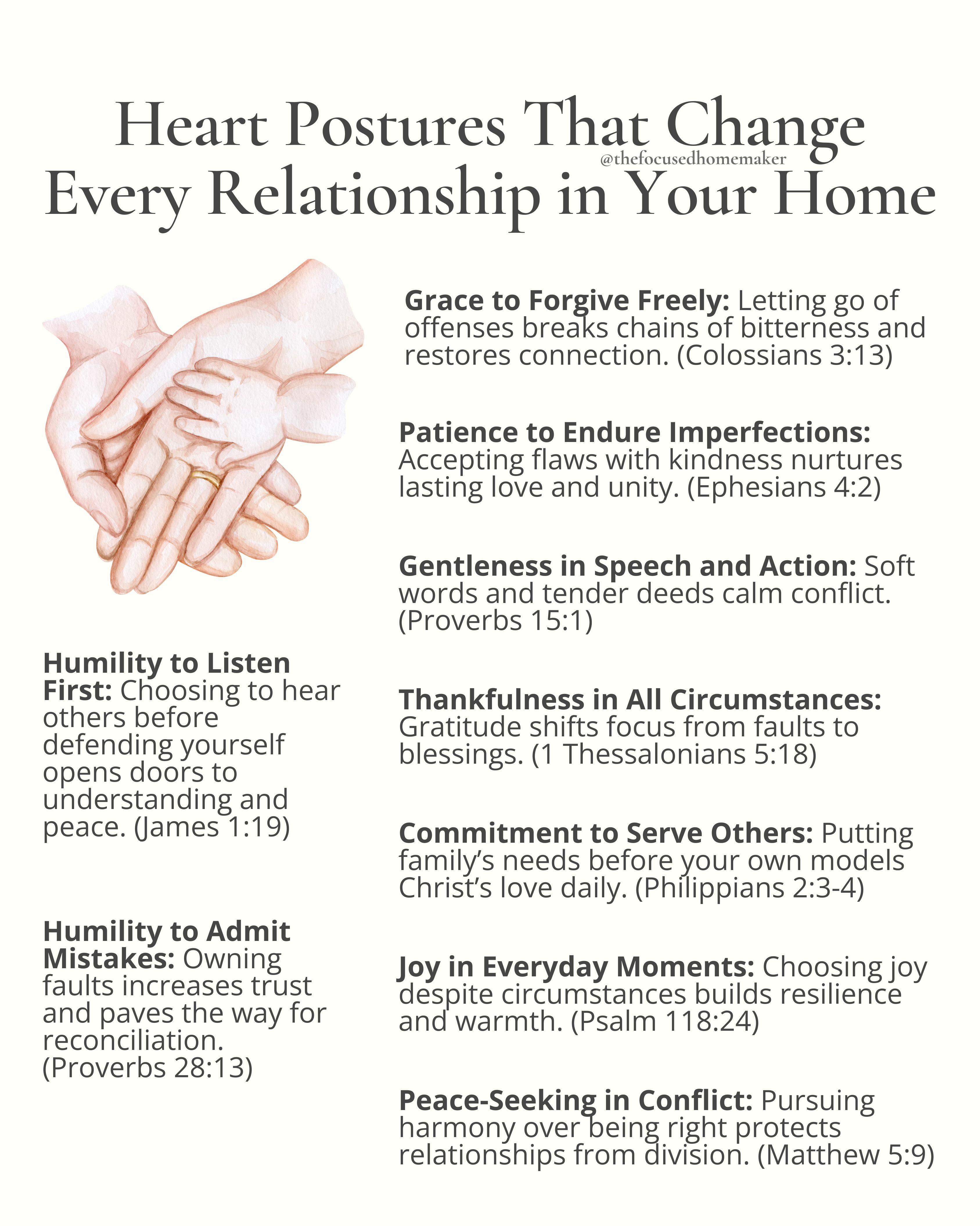 Heart Postures That Change Every Relationship in Your Home