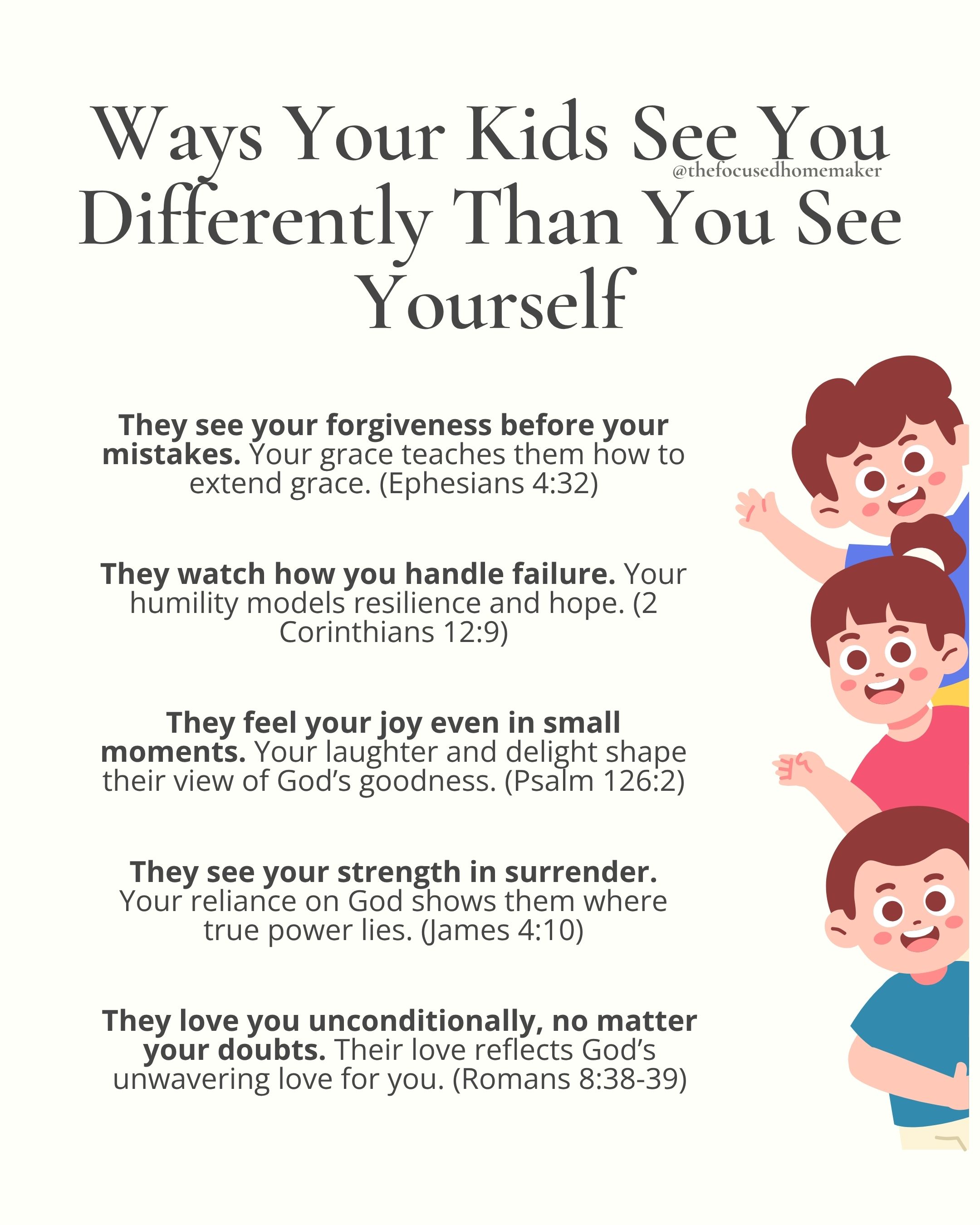 Ways Your Kids See You Differently Than You See Yourself