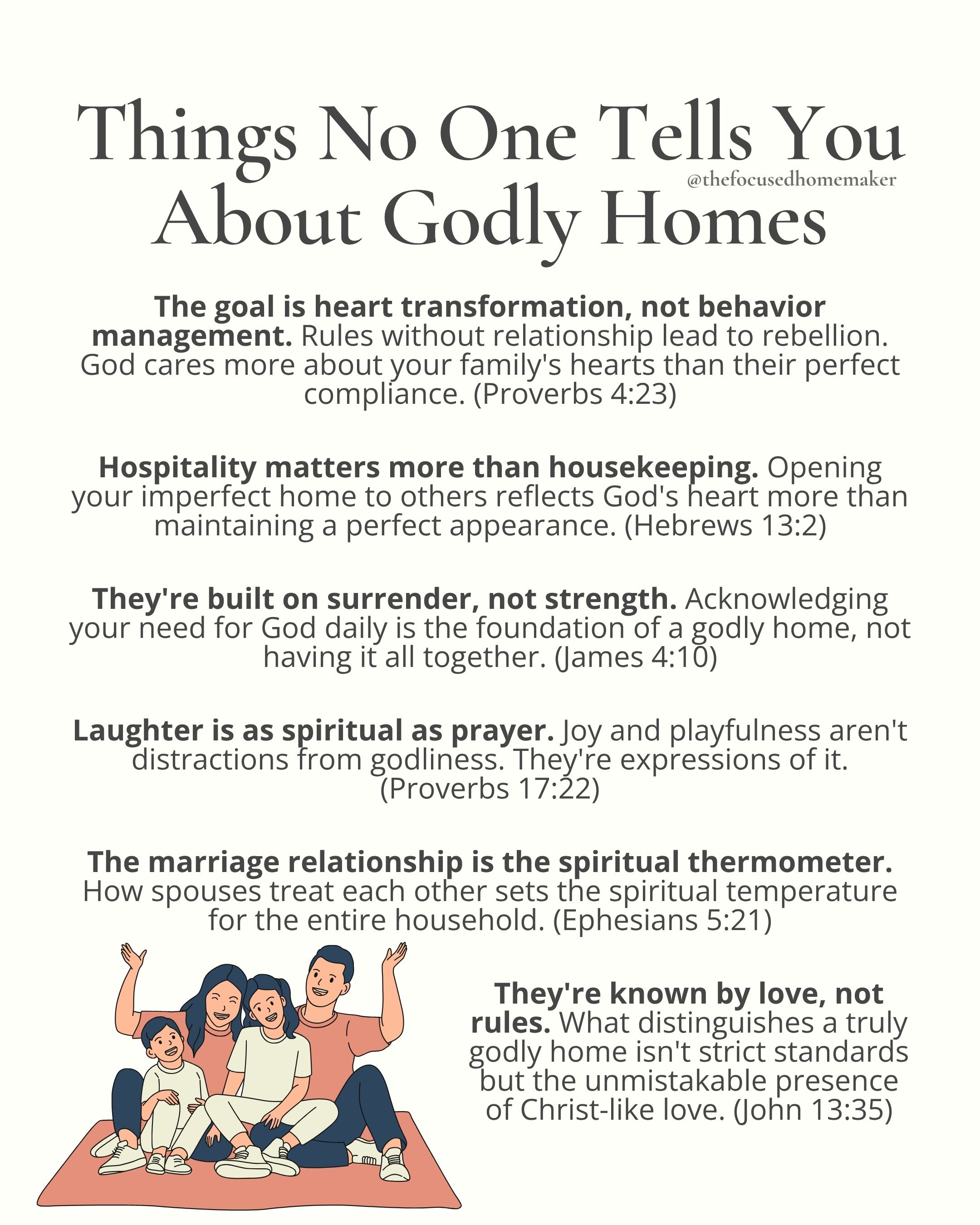 Things No One Tells You About Godly Homes