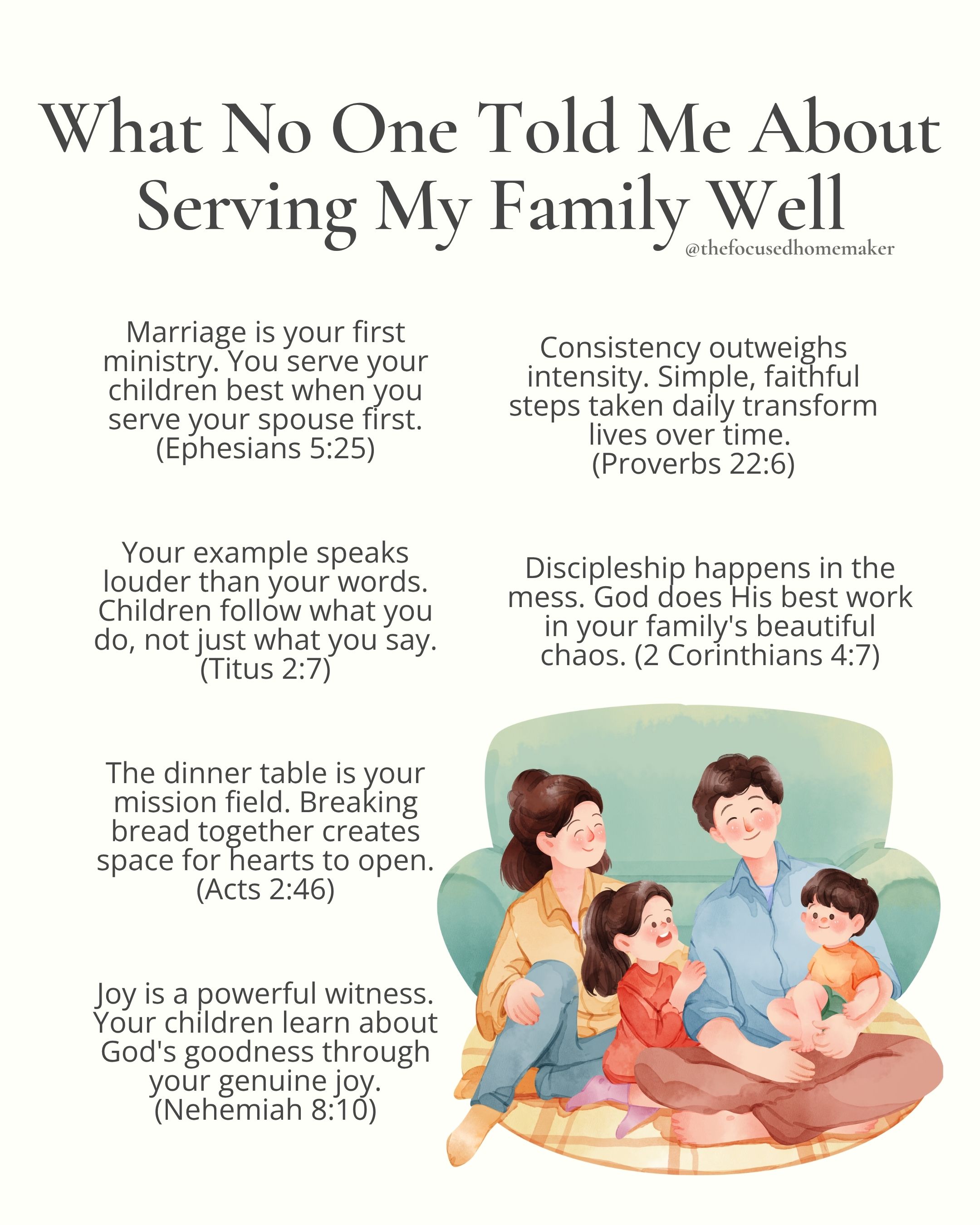 What No One Told Me About Serving My Family Well