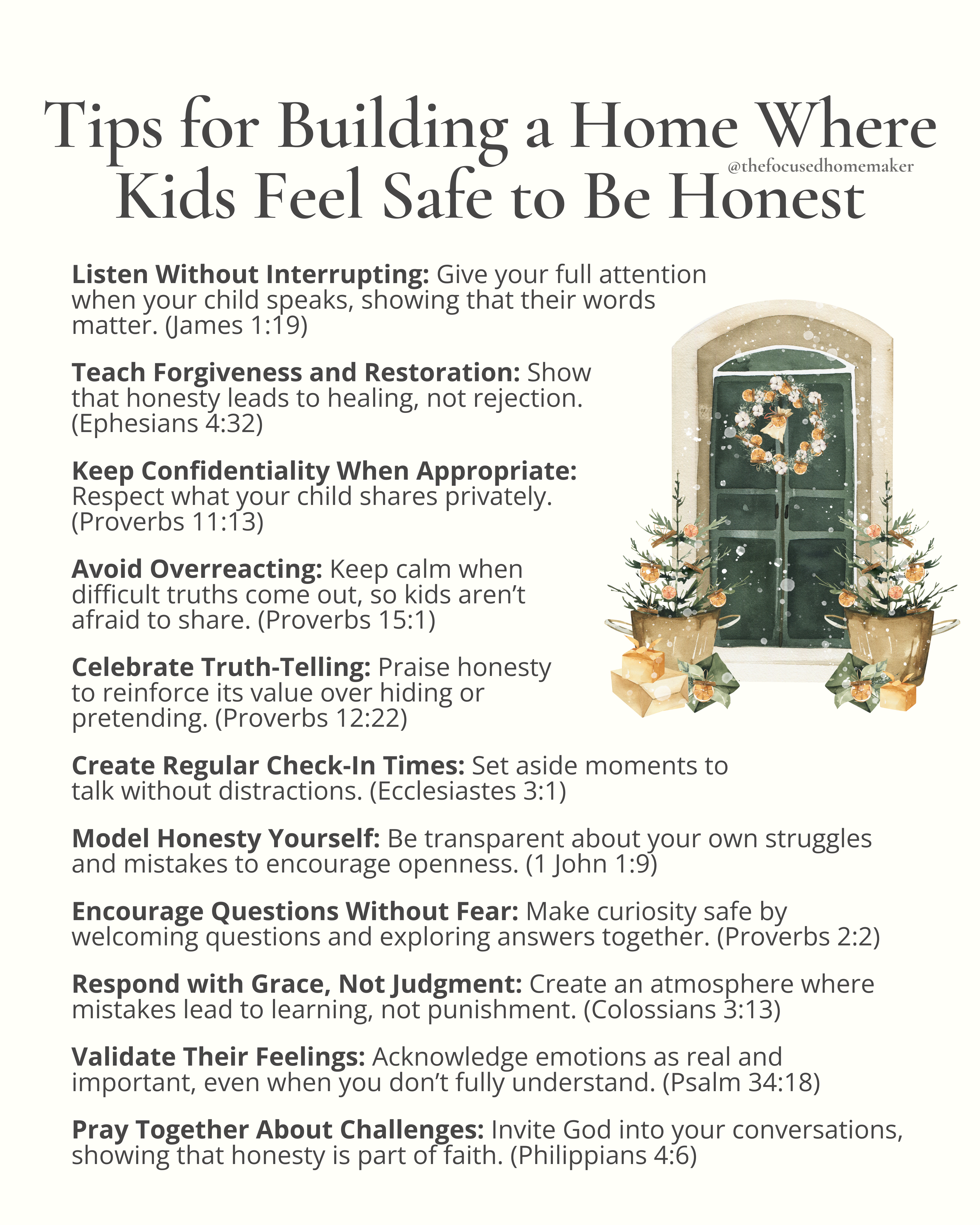 Tips for Building a Home Where Kids Feel Safe to Be Honest