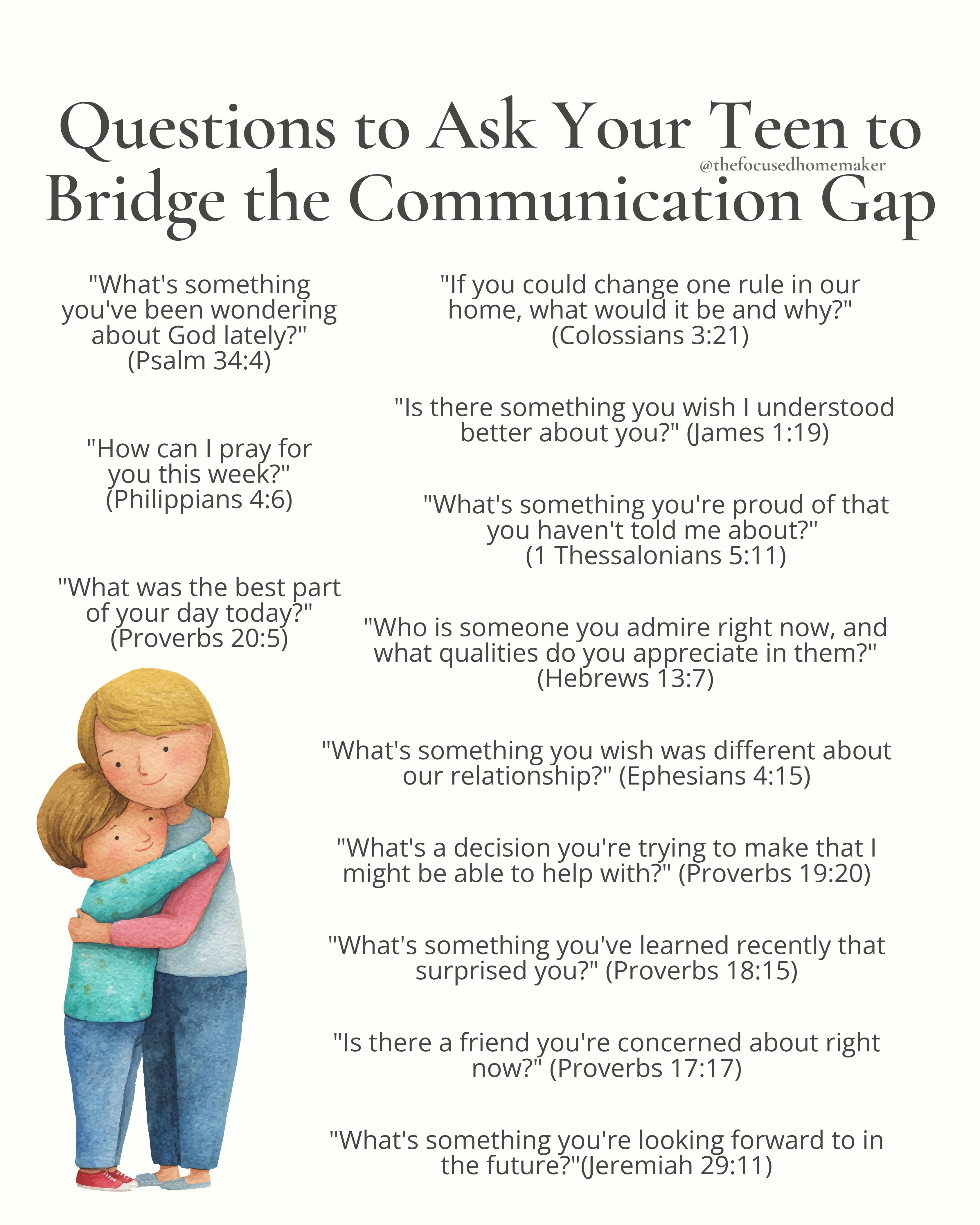 Questions to Ask Your Teen to Bridge the Communication Gap