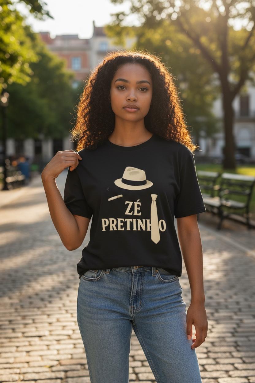 Série Ancestralidade - Camiseta Seu Zé Pretinho