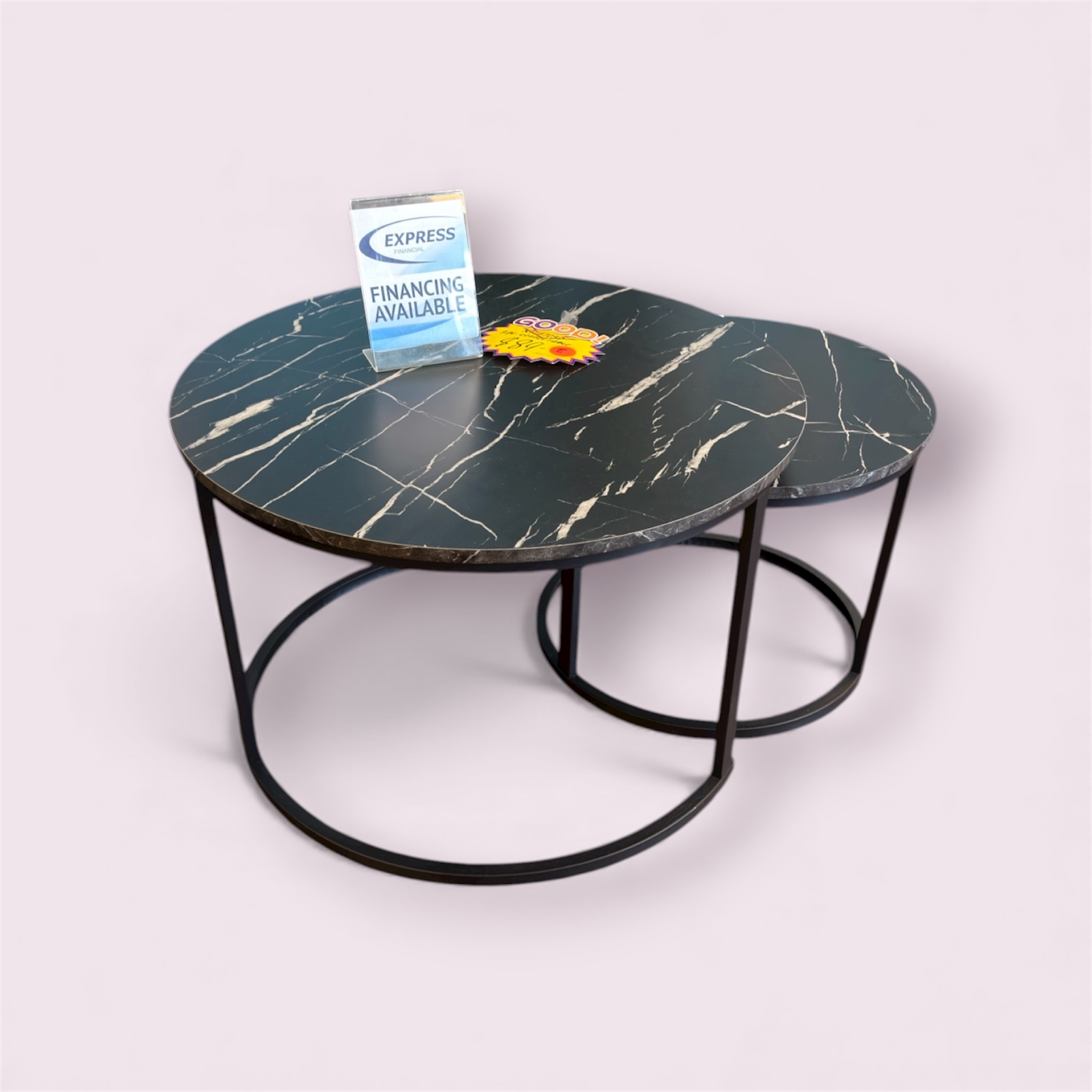Modern Marble Nesting Coffee Tables