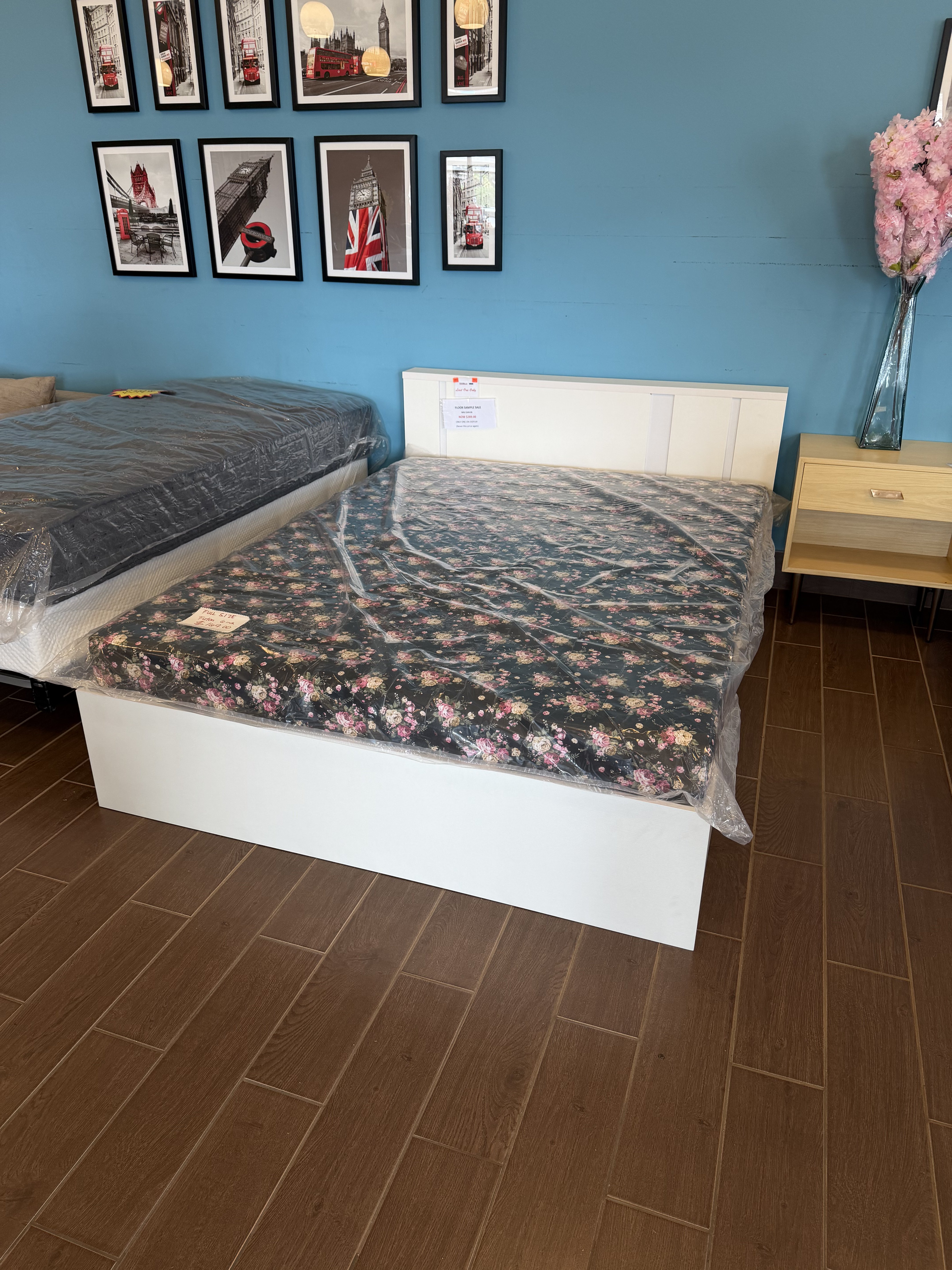 Platform Bed - White