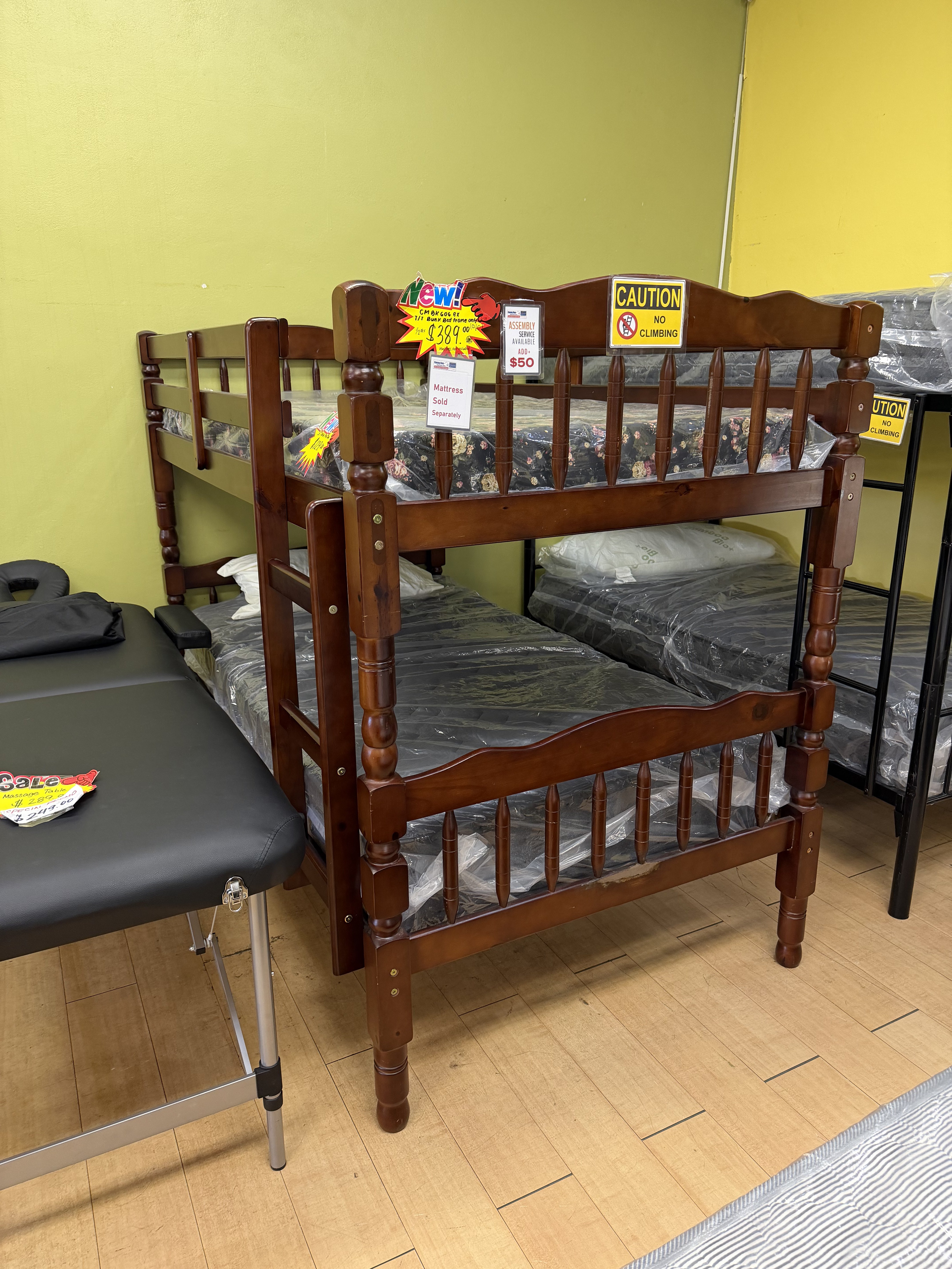 Bunk Bed — Cherry Wood