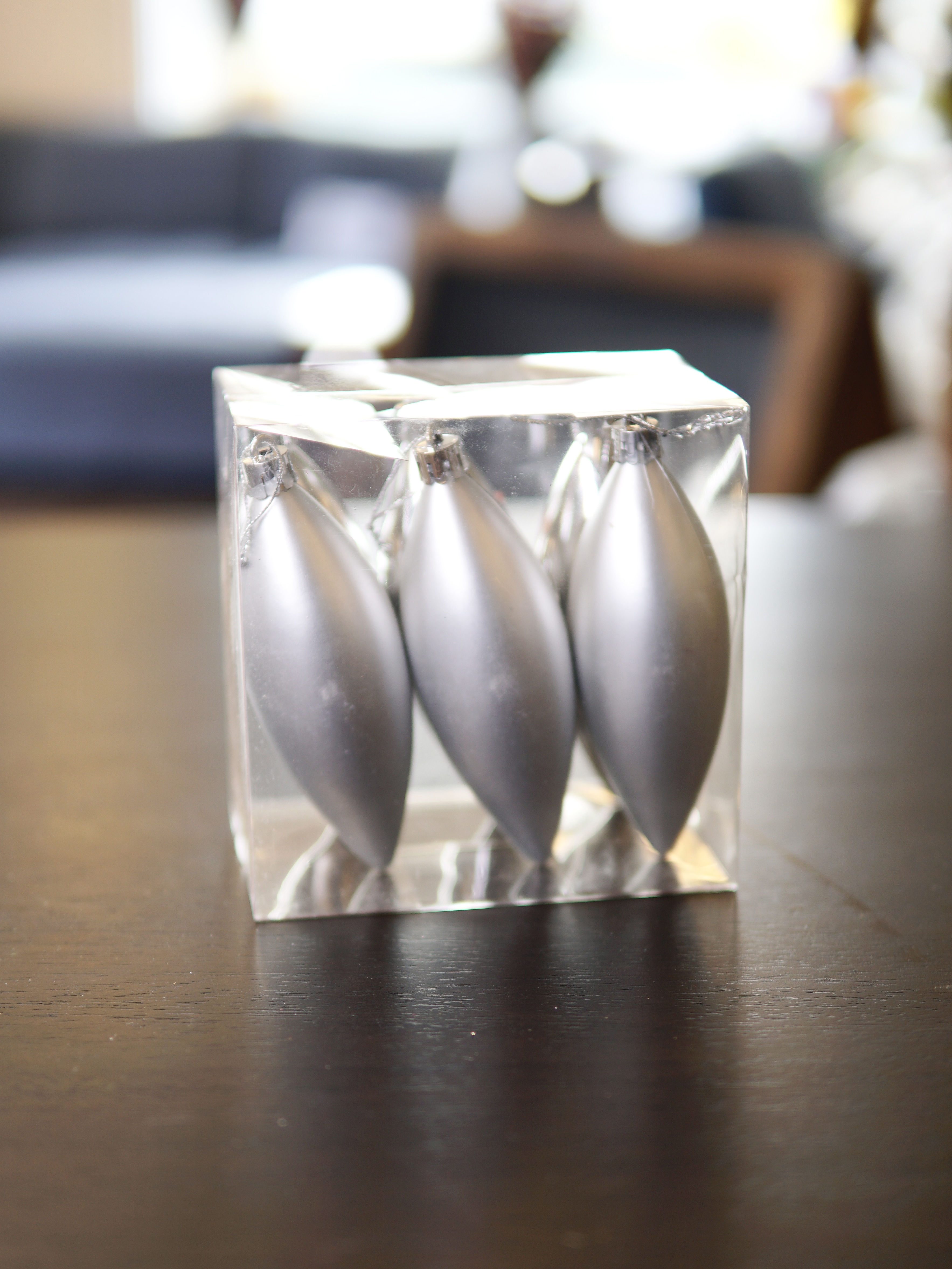 Silver Finial Ornaments