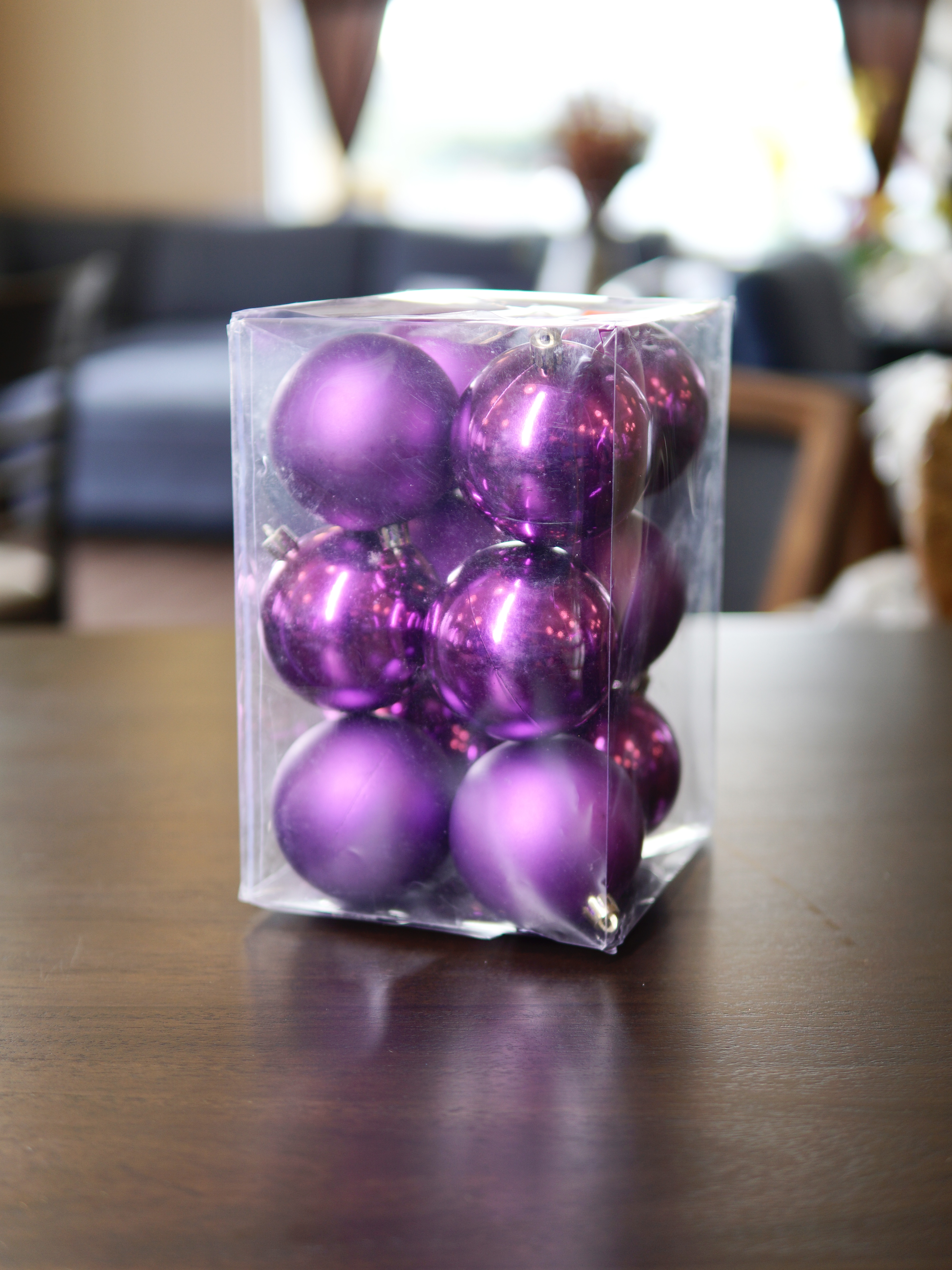 Purple Christmas Ornament Sets