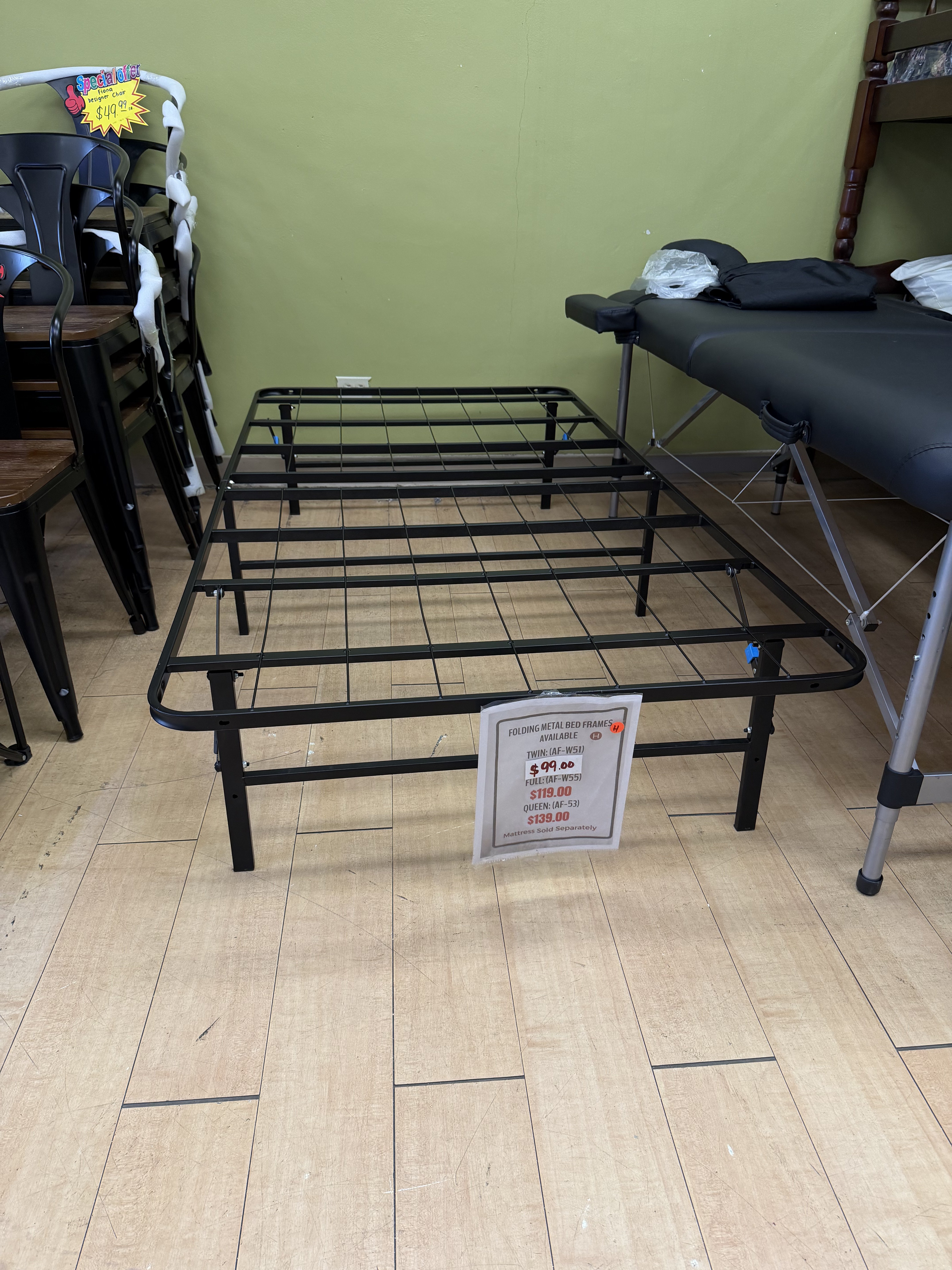Folding Metal Bed Frame