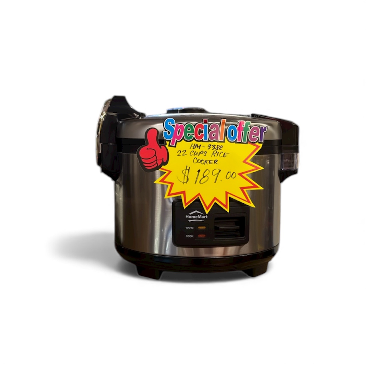 Home Mart Rice Cooker (22 Cups)