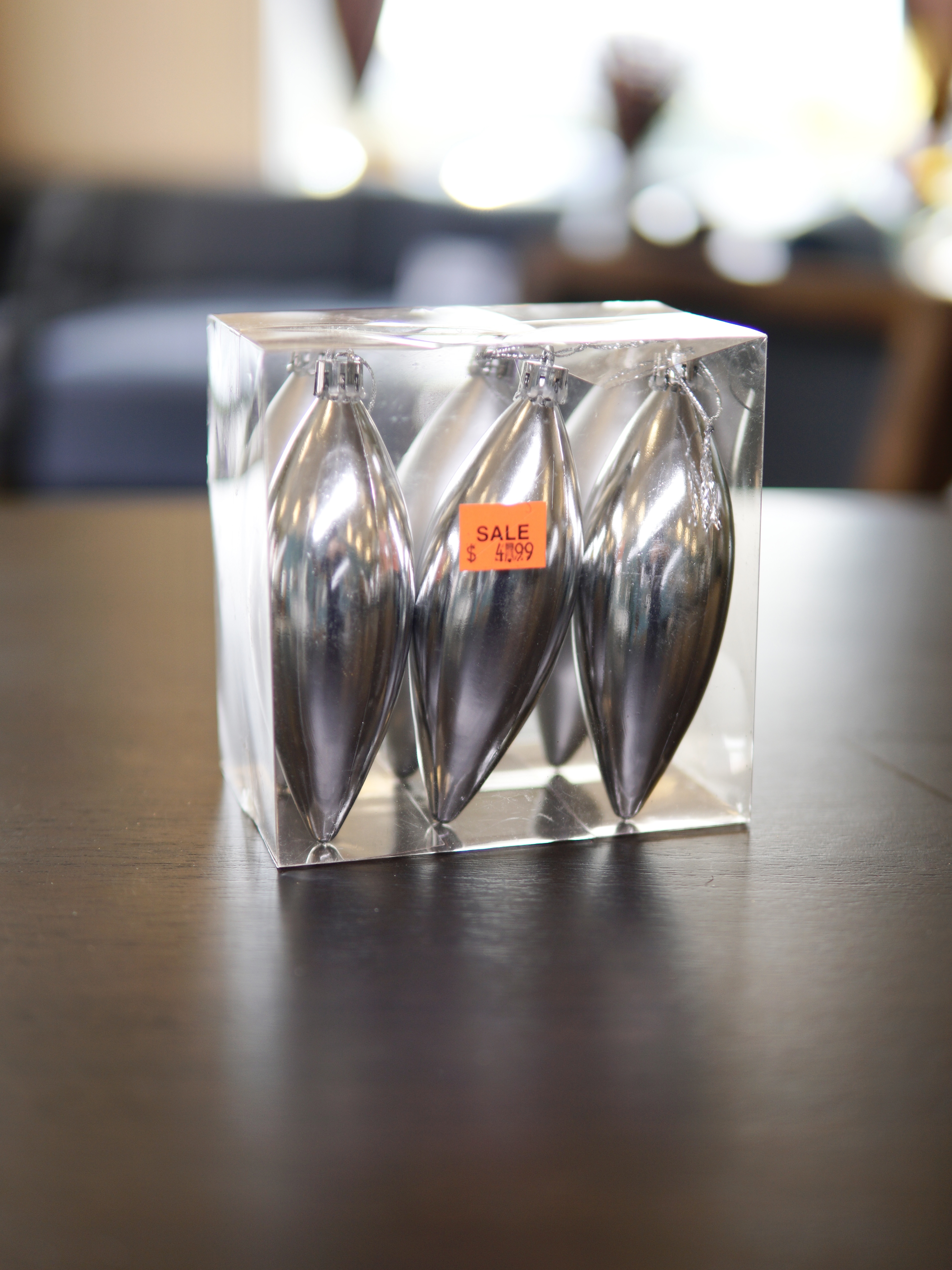 Silver Finial Ornaments