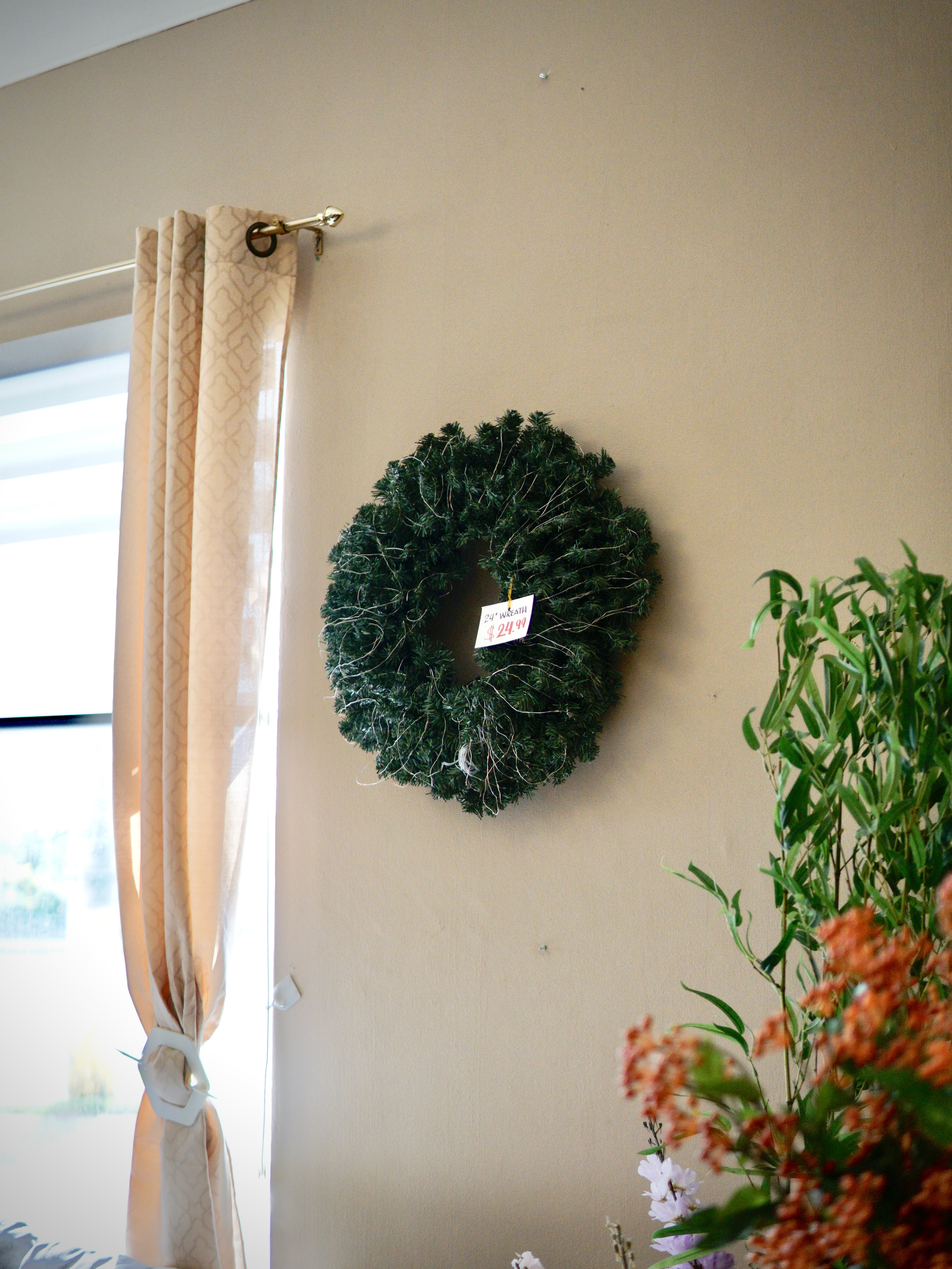 Artificial Pine Wreath