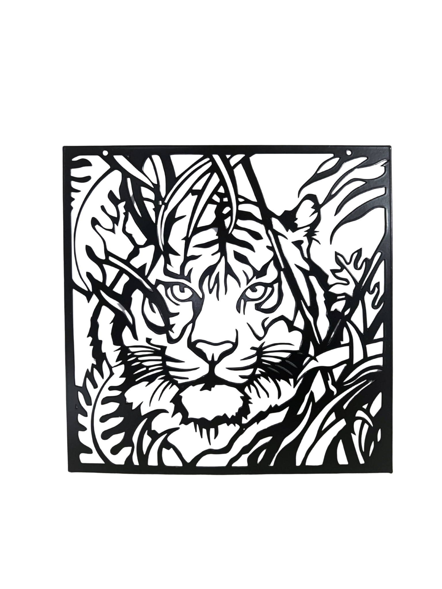 Décoration murale métal – Tête de tigre