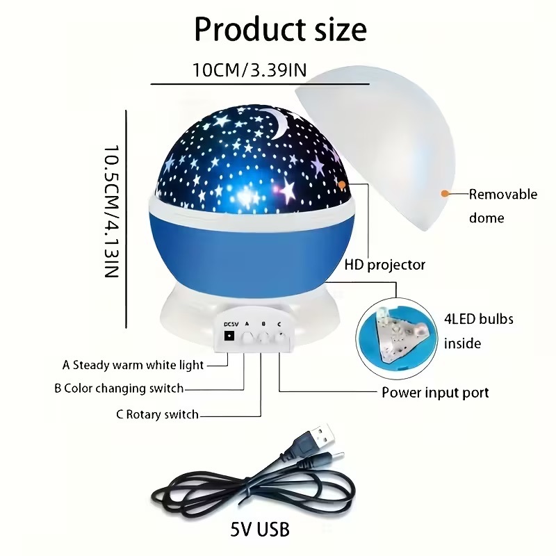 Projektor gwiazd i księżyca