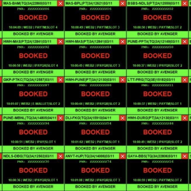 Avenger Tatkal Software