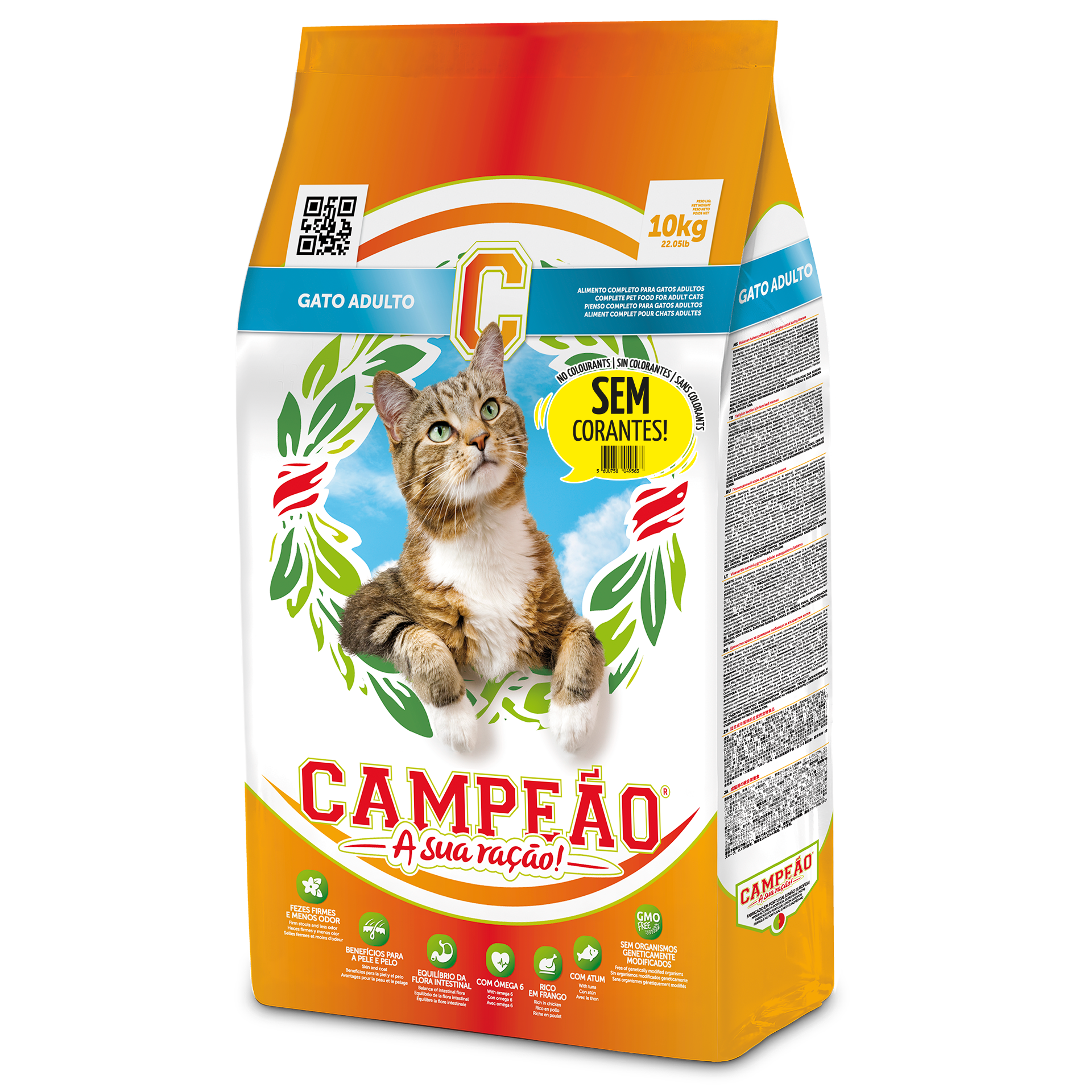 Croquettes pour chat adulte CAMPEÃO