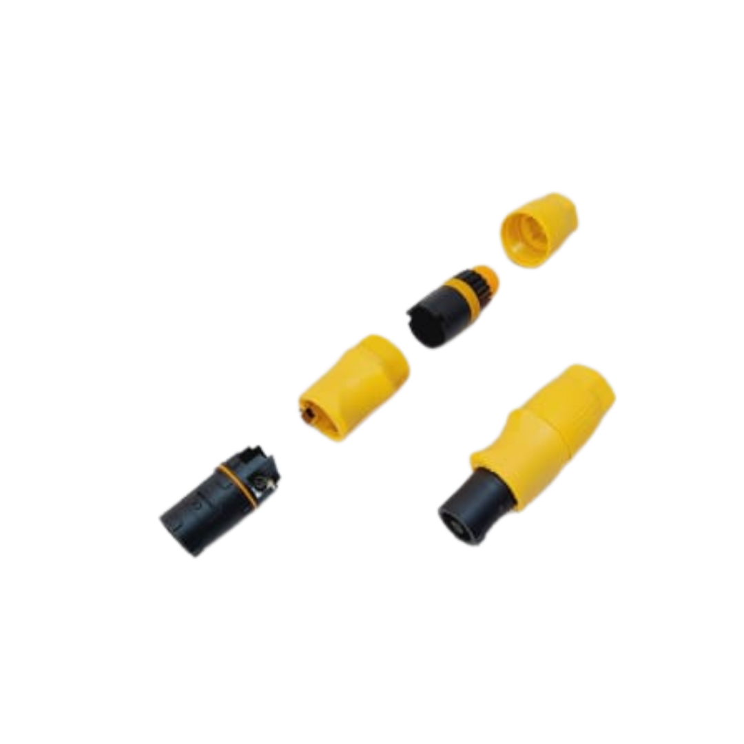 Powercon Male Orange Waterproof Connector