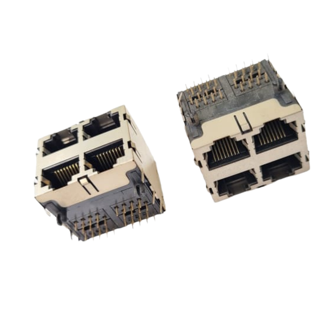 LAN Connector PCB 4-Port