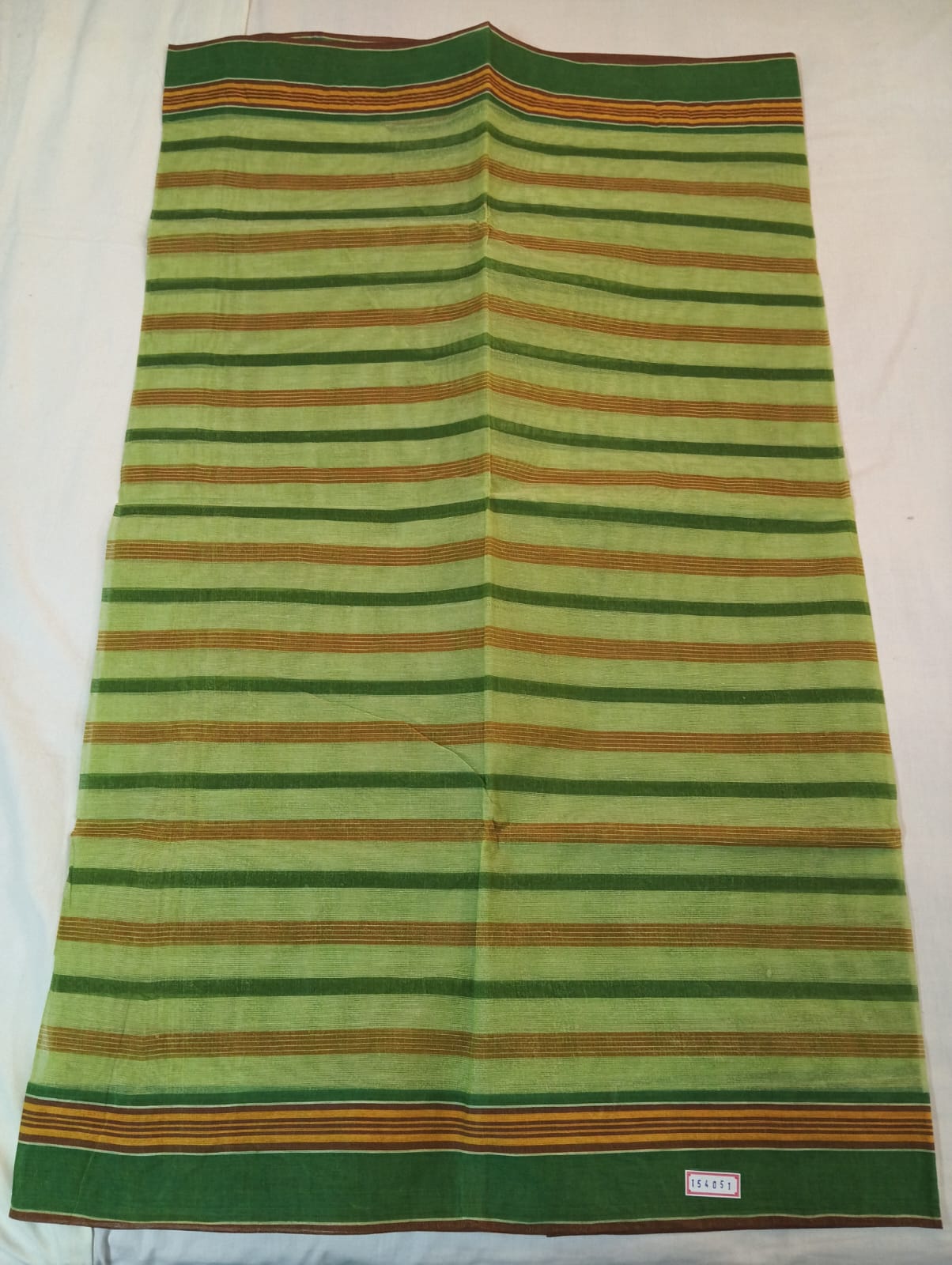 Green Stripe & Green Border