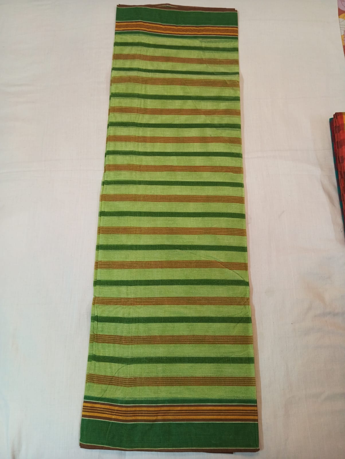Green Stripe & Green Border
