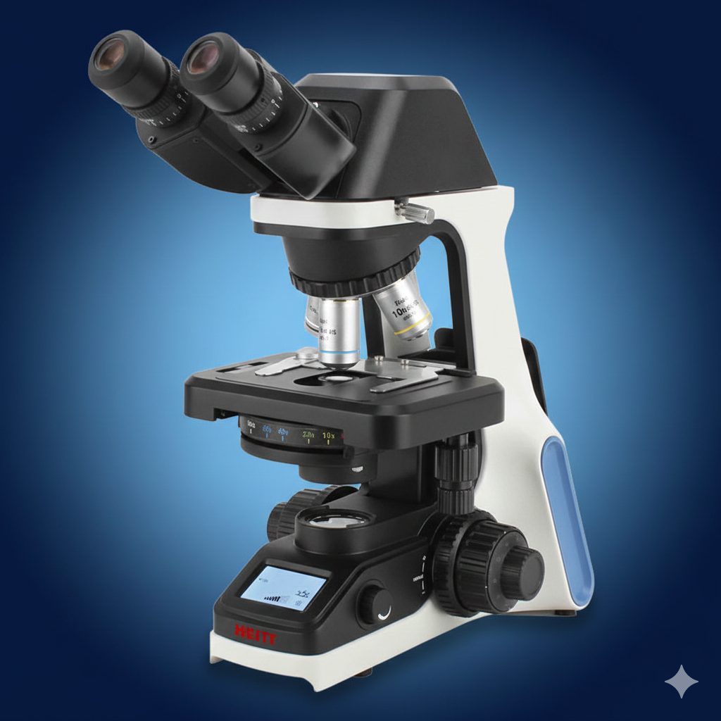 Microscópio Binocular Planacromático Infinito 1000x