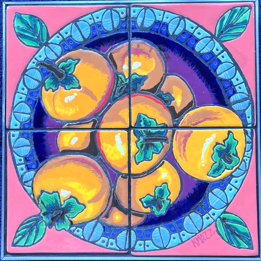 Persimmon Ceramic Wall Art