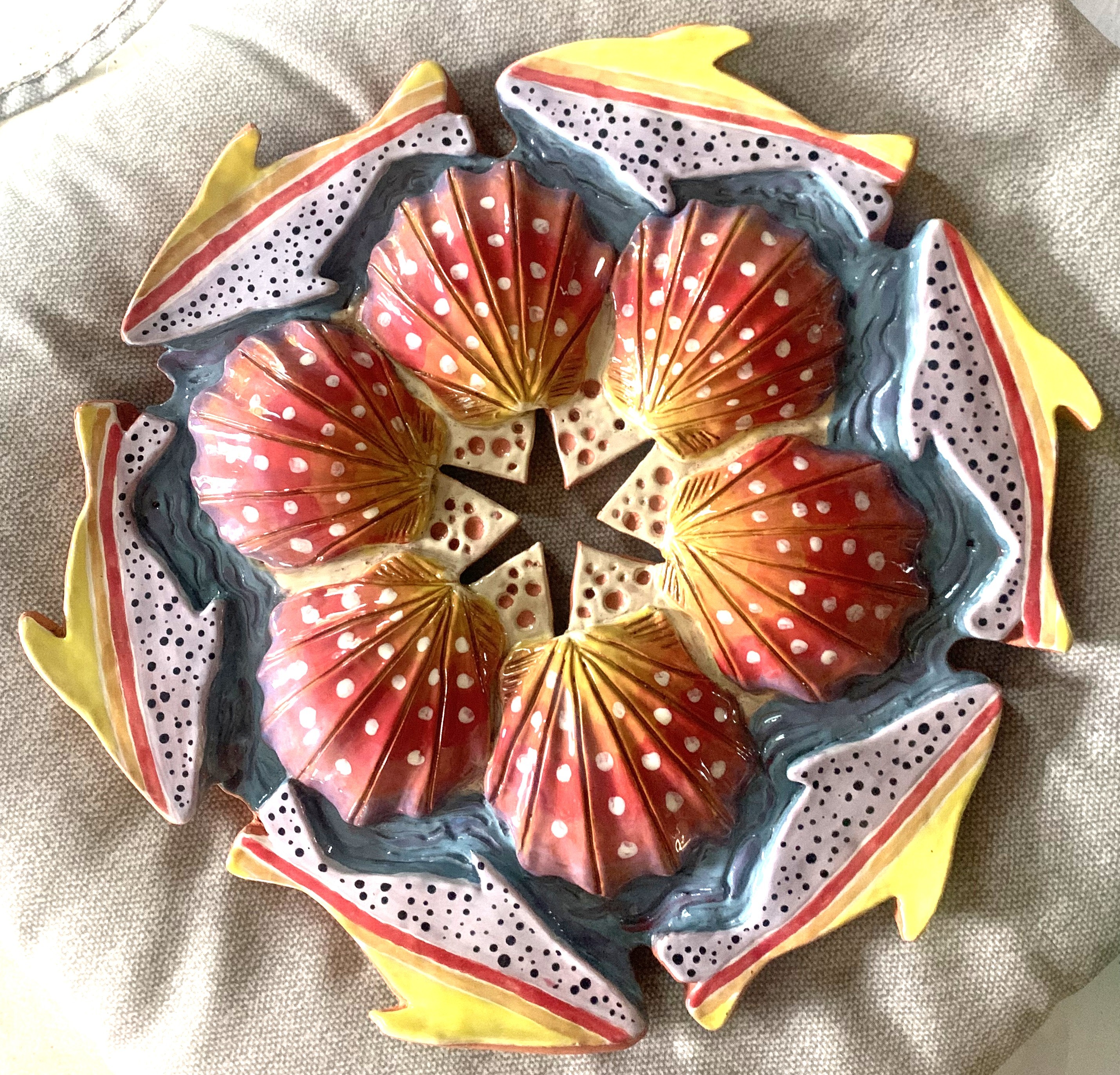 Low Relief Ceramic Mandala