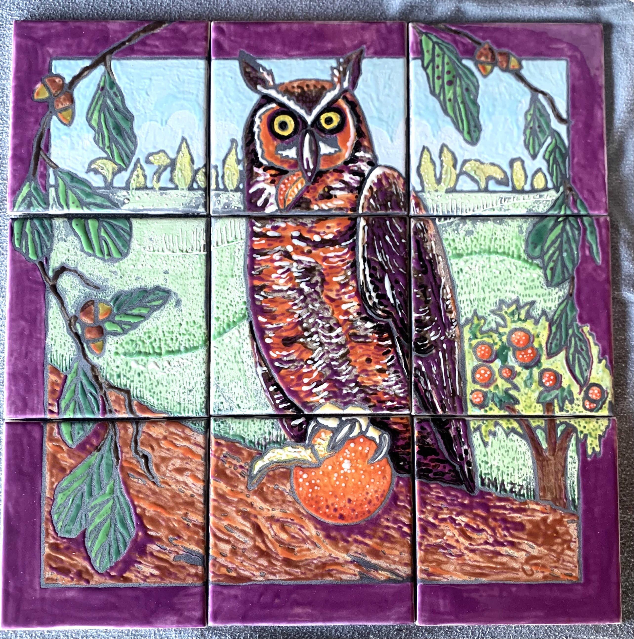 Owl with Orange