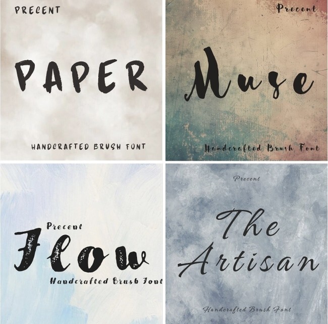 Expressive Brush Font Pack | 1000+ Modern Clean Handcrafted Brush Fonts Bundle | Sleek, Minimal, Professional