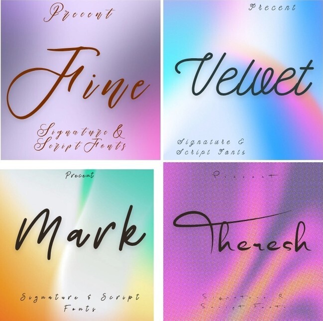 1000+ Handcrafted Signature Fonts | Mega Bundle with PLR & MRR | Luxury Script Font Collection