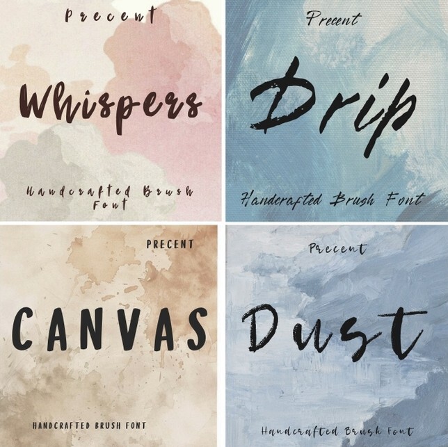 Expressive Brush Font Pack | 1000+ Modern Clean Handcrafted Brush Fonts Bundle | Sleek, Minimal, Professional