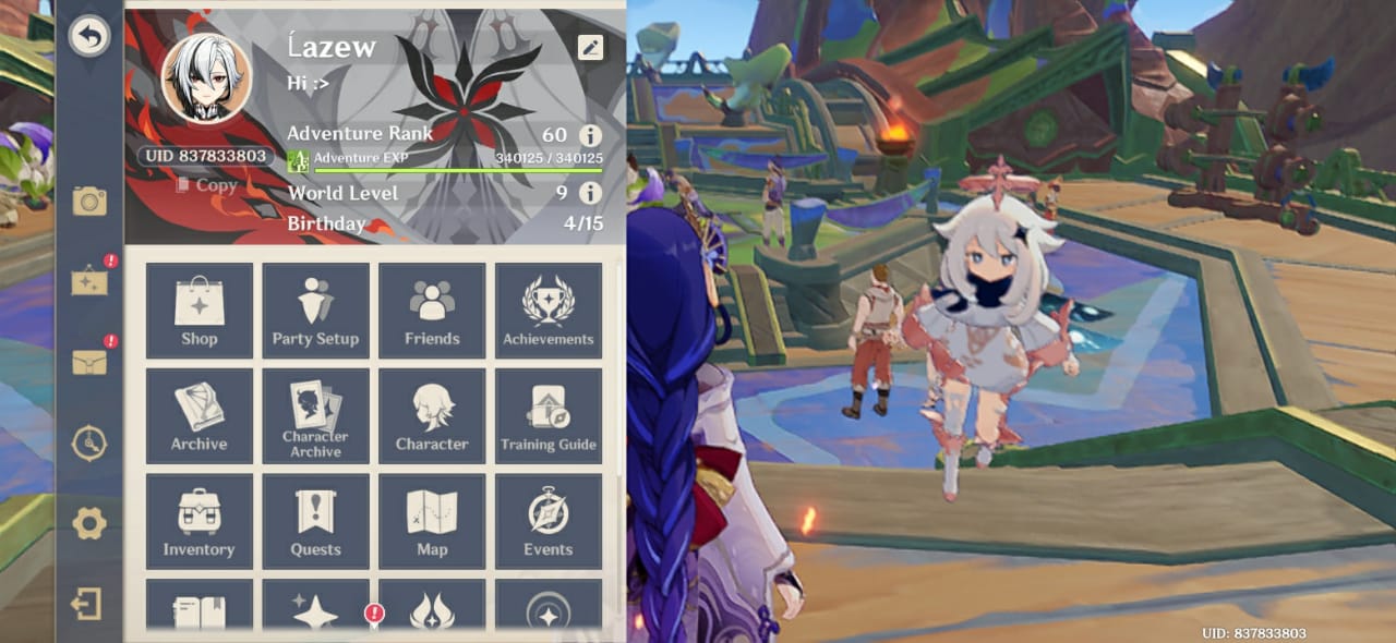 Genshin Impact Account ( Asia Server) | 26 Star Char- 14 Star Weap |C4 Raiden Shogun Sign + C2 Furina  + C1 Arlecchino Sign