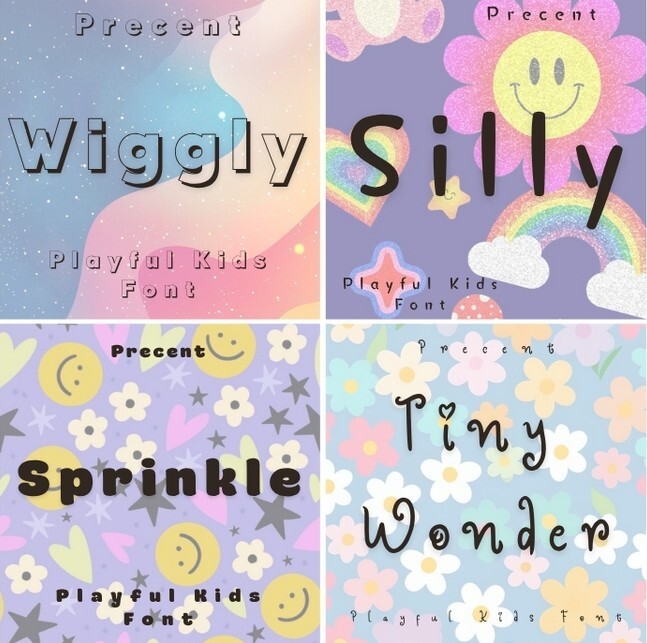 1000+ Playful Kids Fonts Mega Pack Bundle | Fun, Cute & Bold |