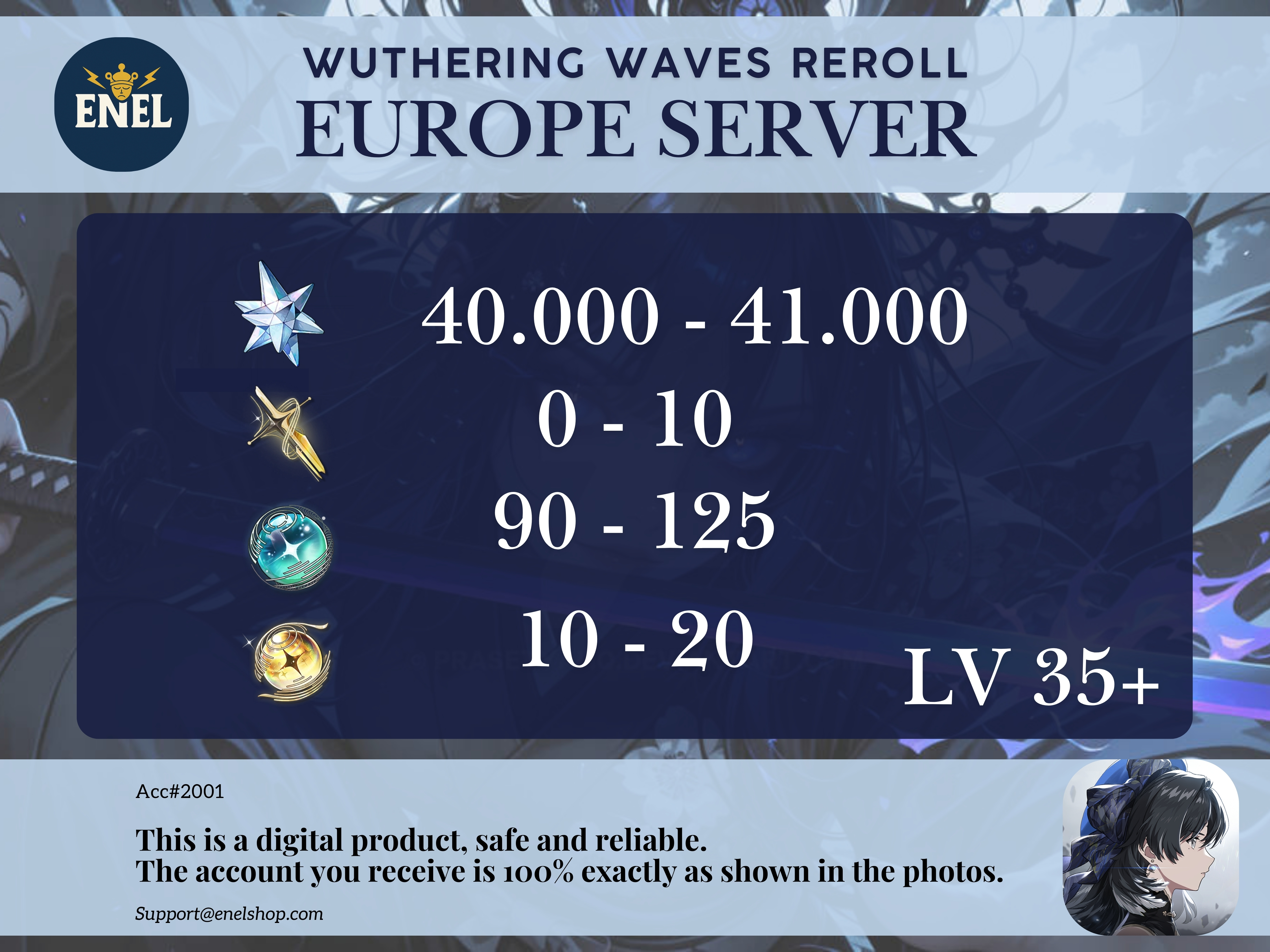 Europa | EU - W | Wuthering Waves
