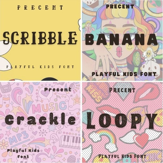 1000+ Playful Kids Fonts Mega Pack Bundle | Fun, Cute & Bold |